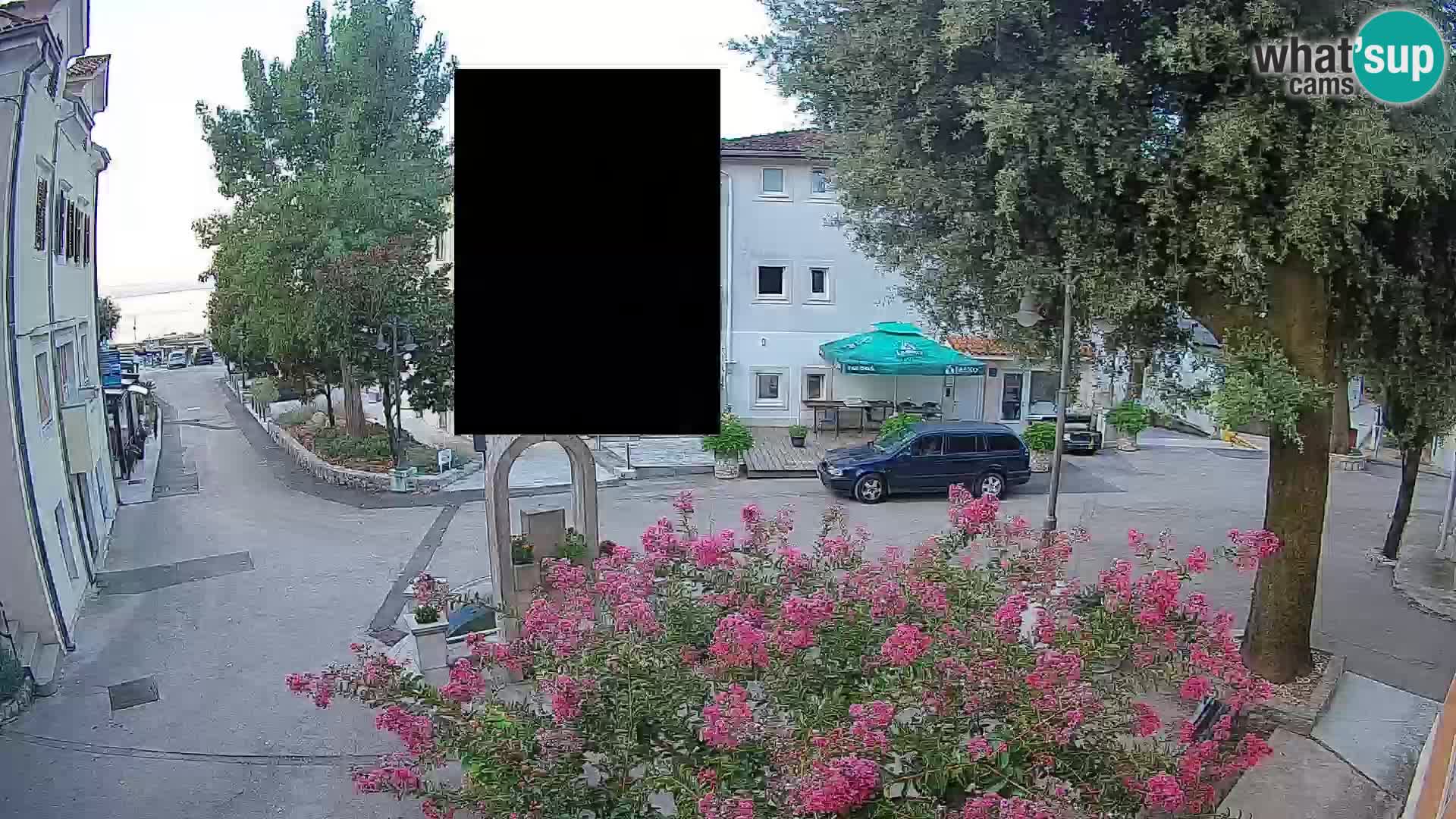 Webcam Mošćenička Draga Center – Live View of the Town Center