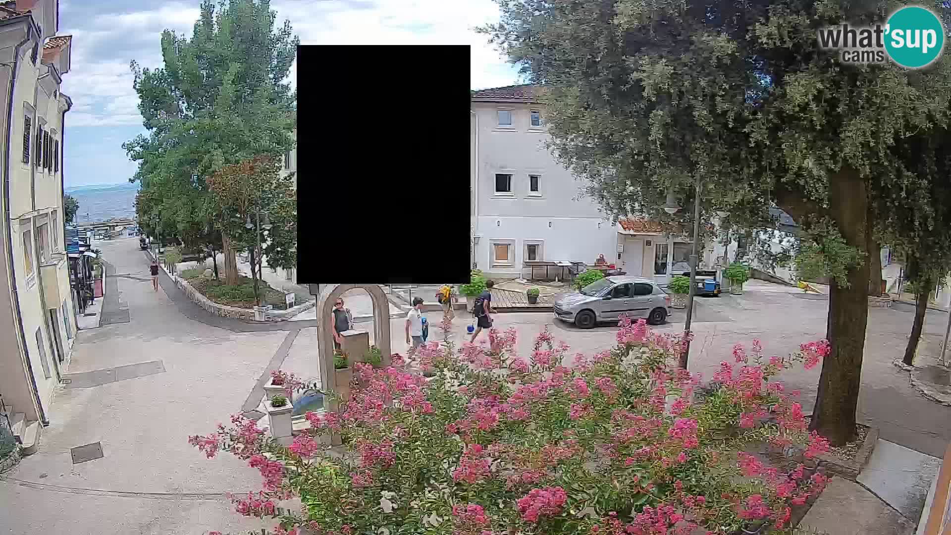 Webcam centre de Mošćenička Draga – Vue en direct du centre-ville