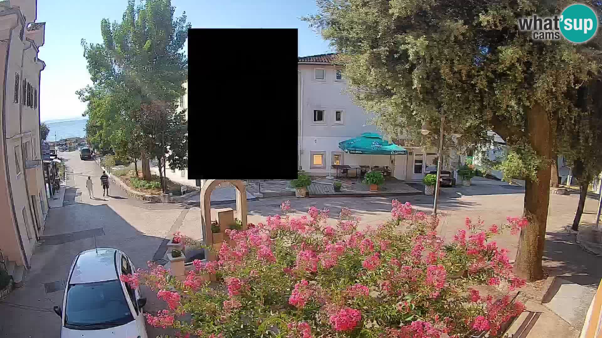 Webcam Centro Draga di Moschiena – Vista live sul centro