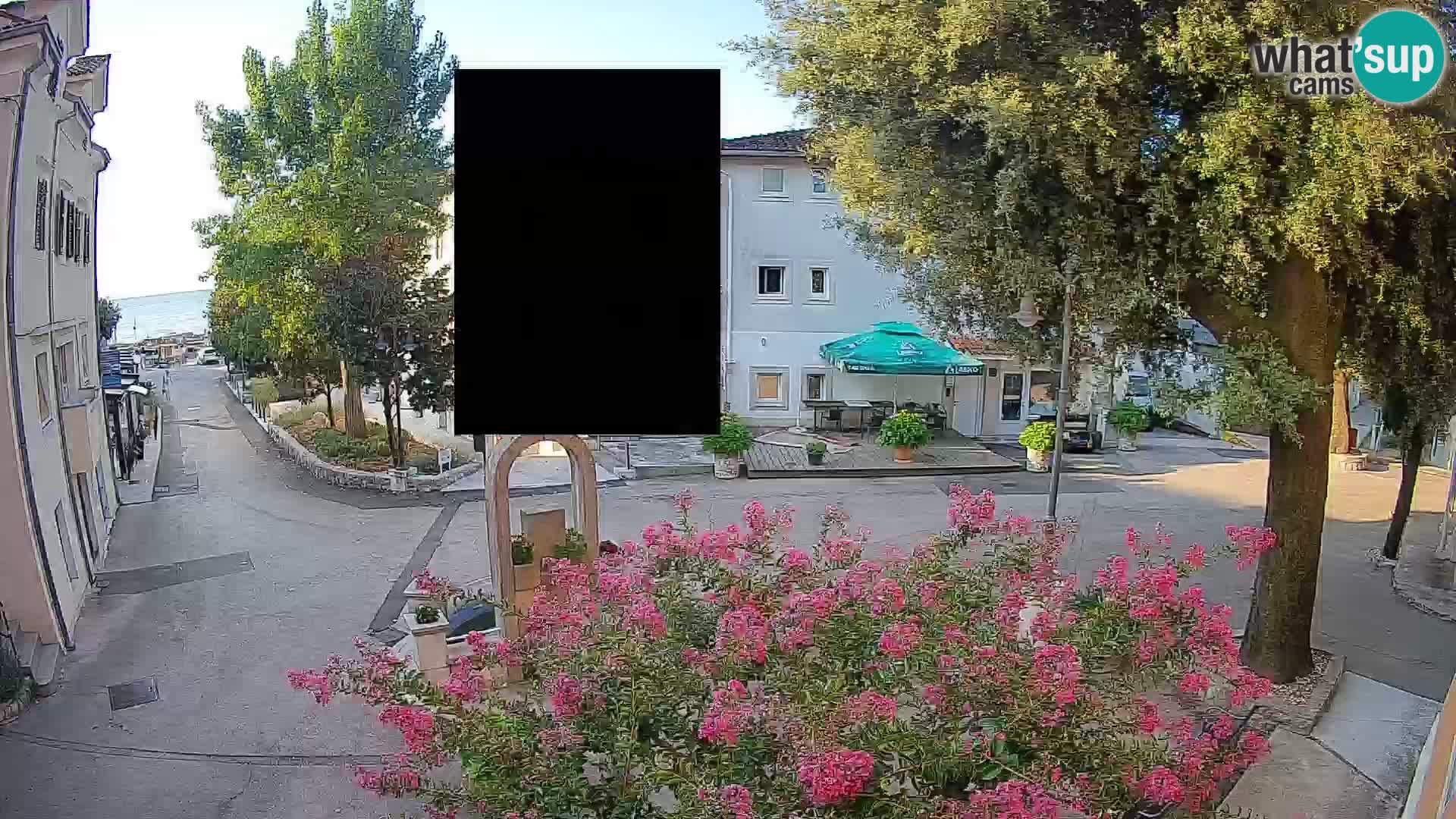 Spletna kamera center Mošćeniška Draga – Pogled v živo