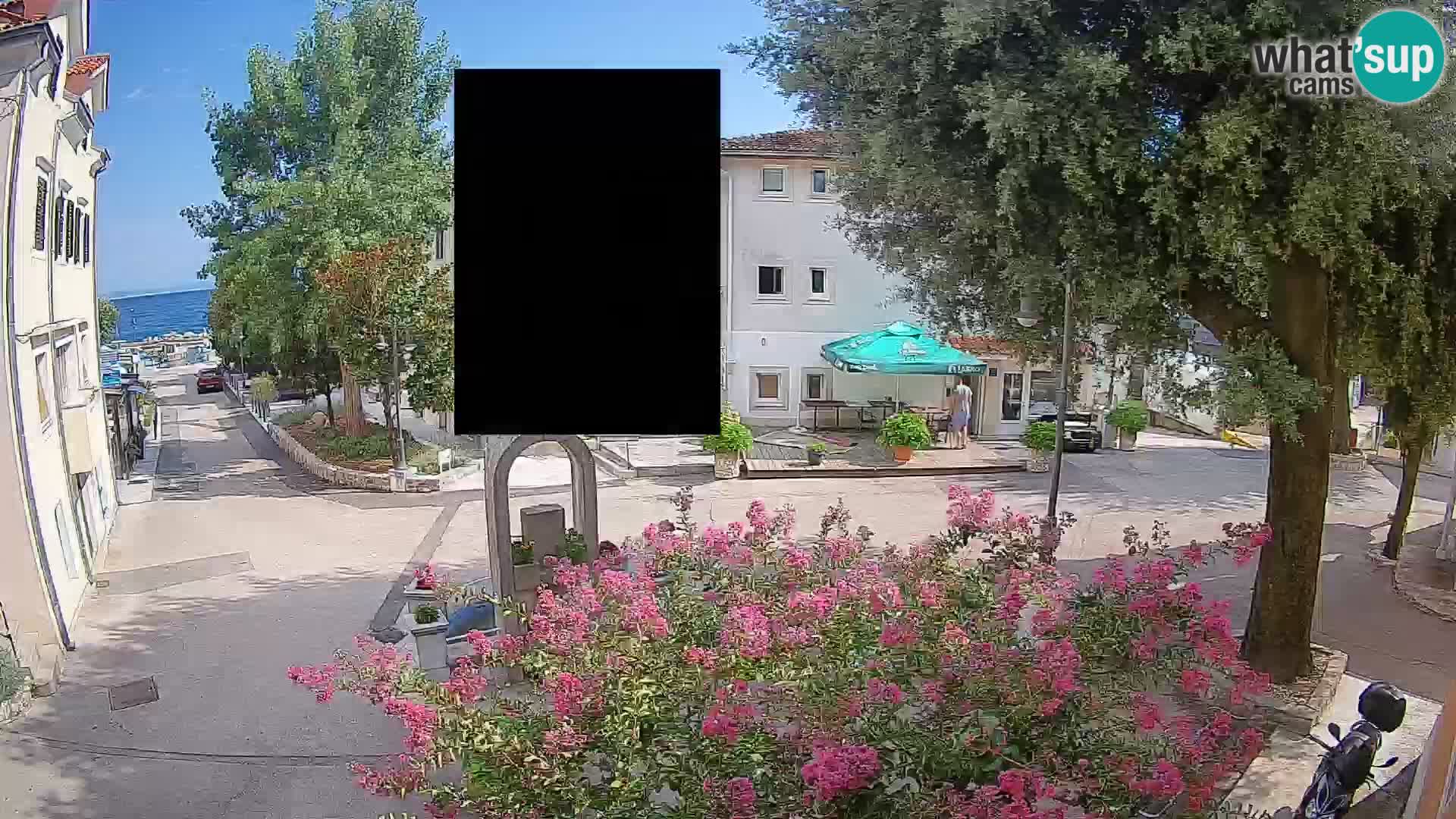 Webcam Centre de Mošćenička Draga – Vue en direct du centre-ville