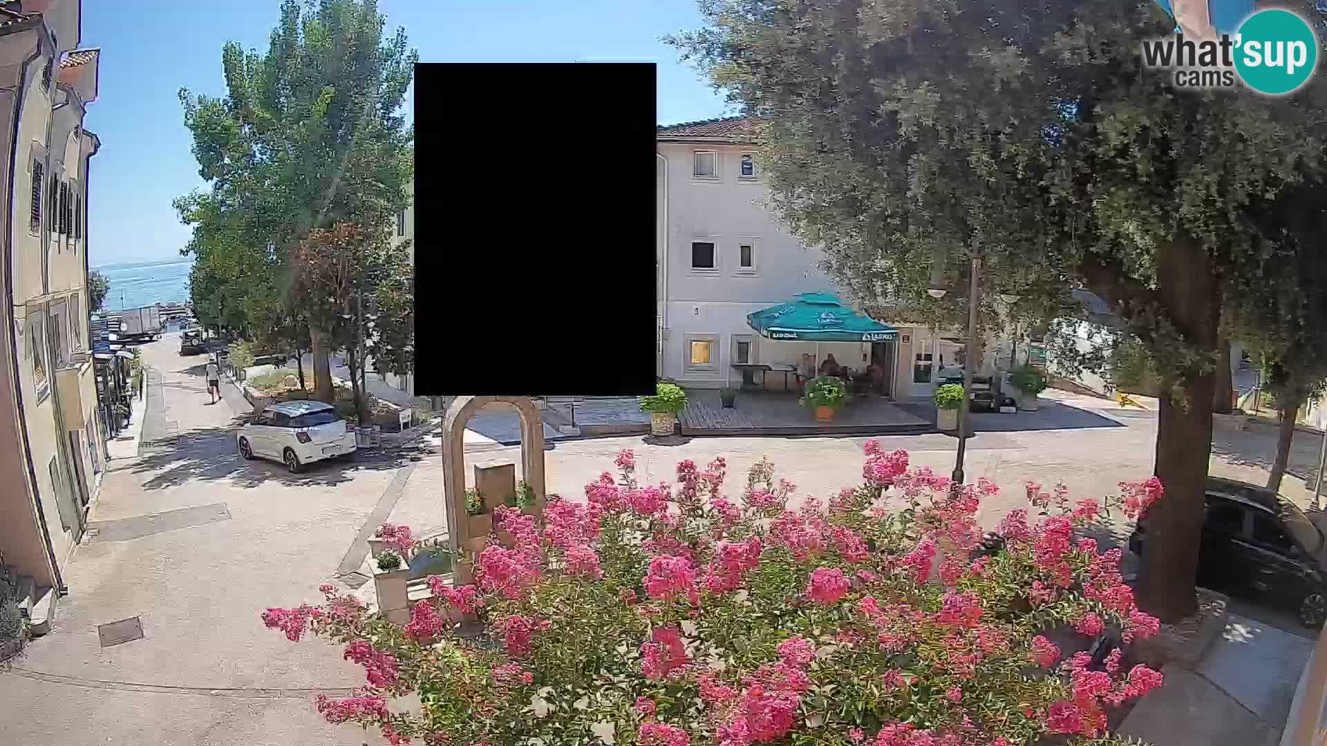Webcam Mošćenička Draga Center – Live View of the Town Center