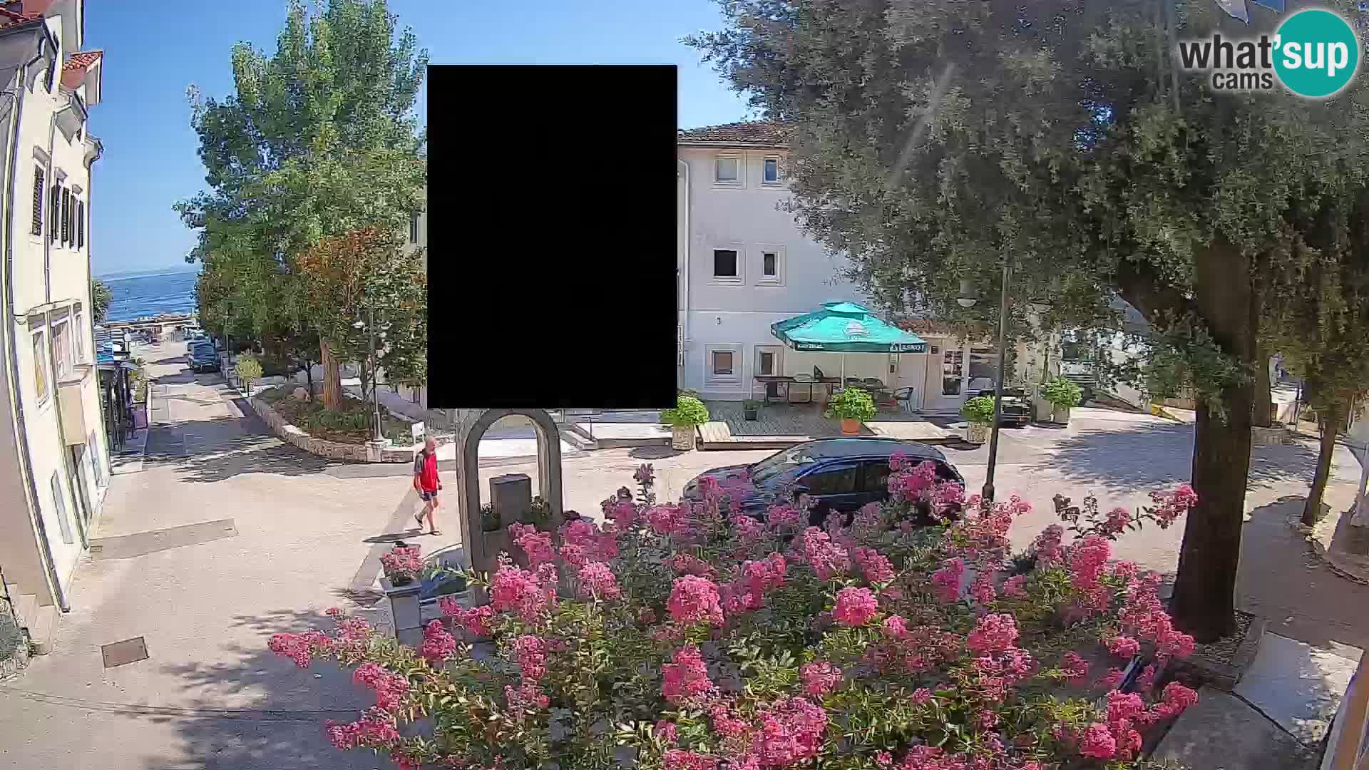 Webcam Centro Draga di Moschiena – Vista live sul centro