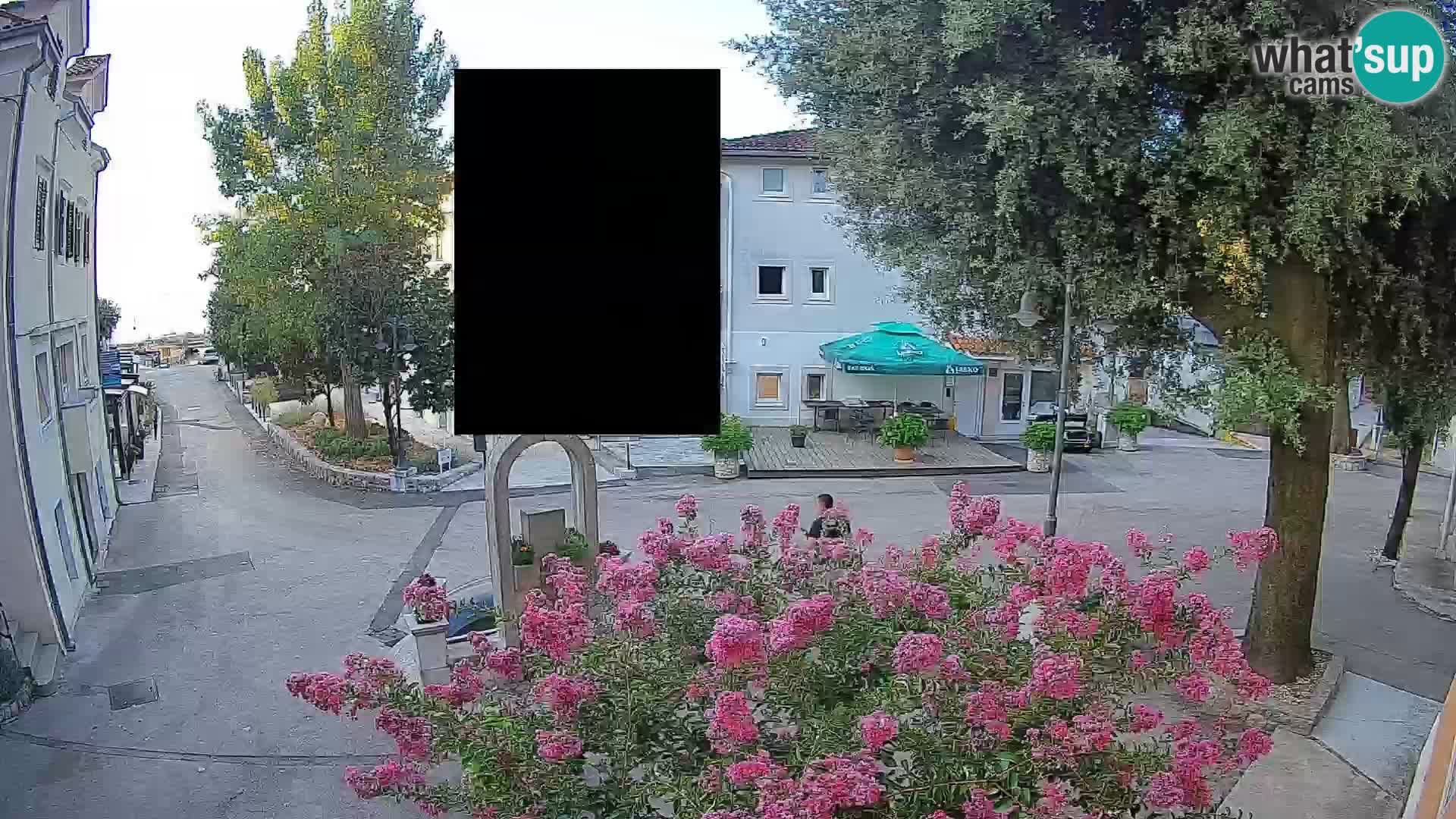 Webcam centre de Mošćenička Draga – Vue en direct du centre-ville