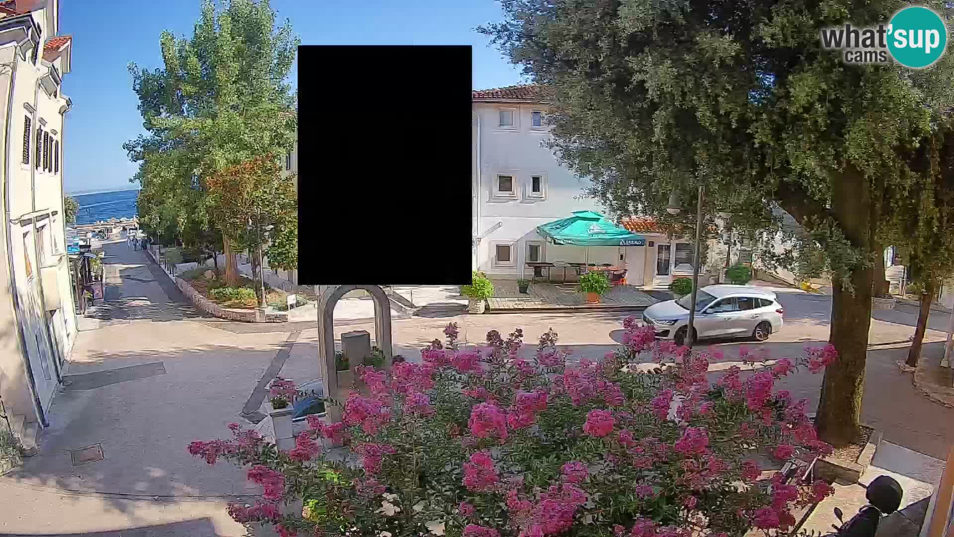 Webcam Centro Draga di Moschiena – Vista live sul centro