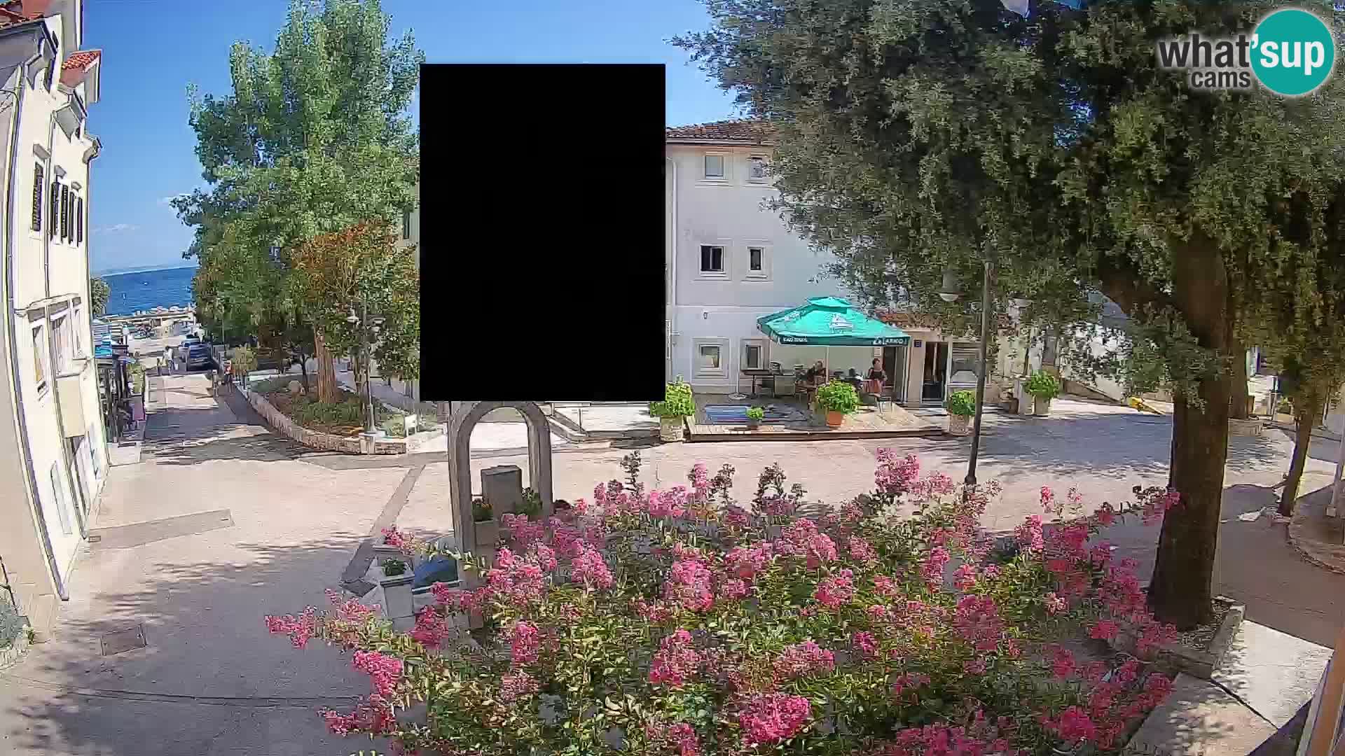 Webcam Centro Draga di Moschiena – Vista live sul centro
