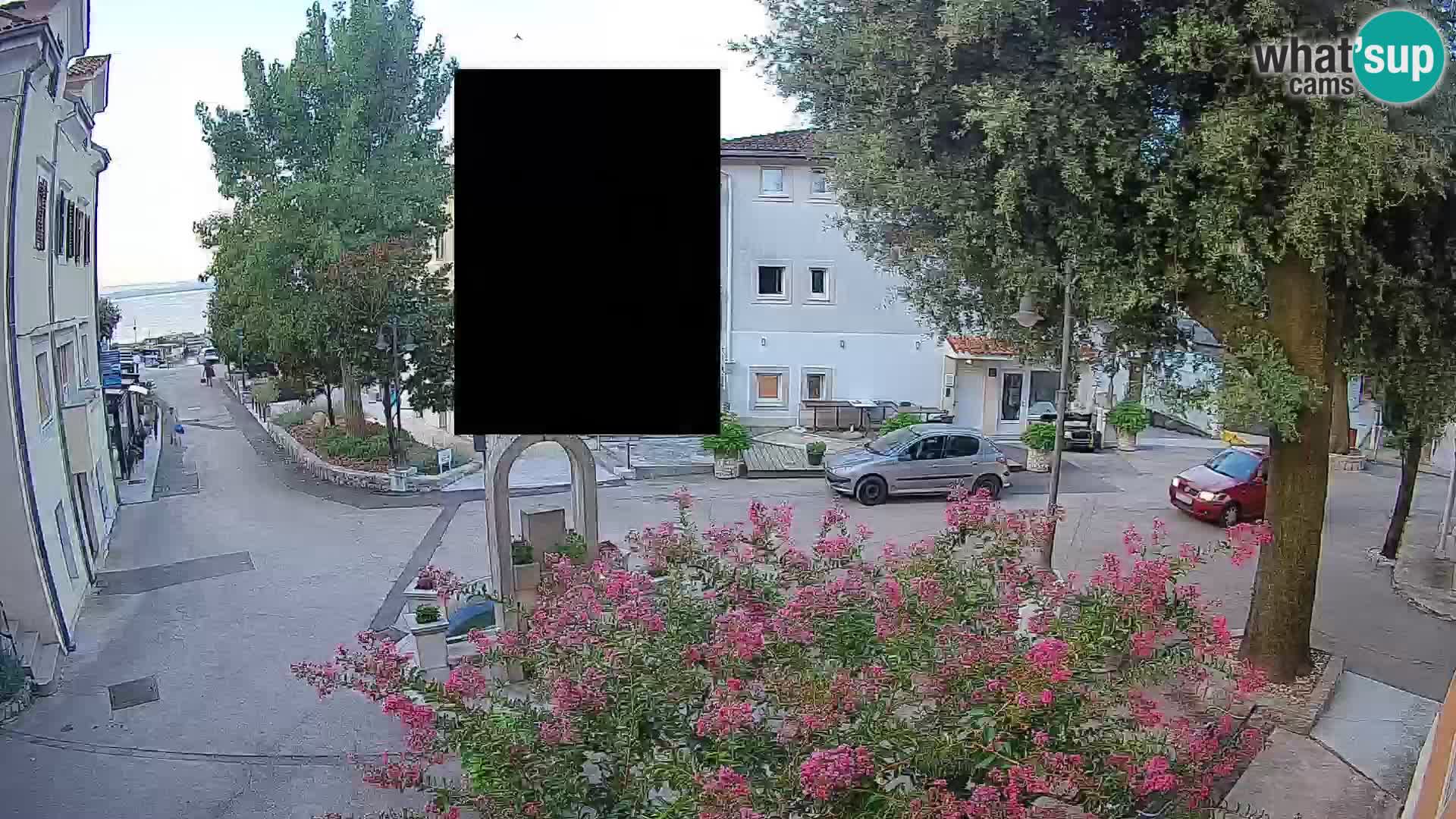 Webcam centre de Mošćenička Draga – Vue en direct du centre-ville
