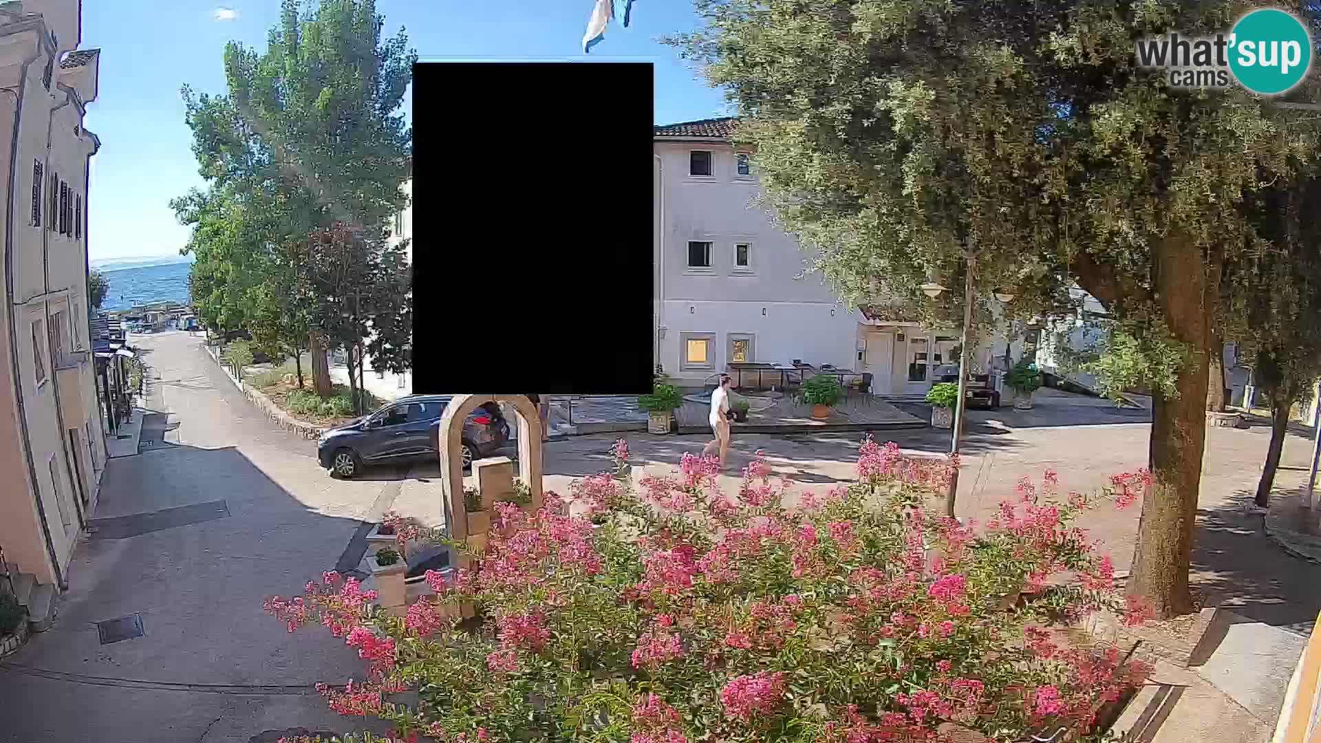 Webcam Centre de Mošćenička Draga – Vue en direct du centre-ville