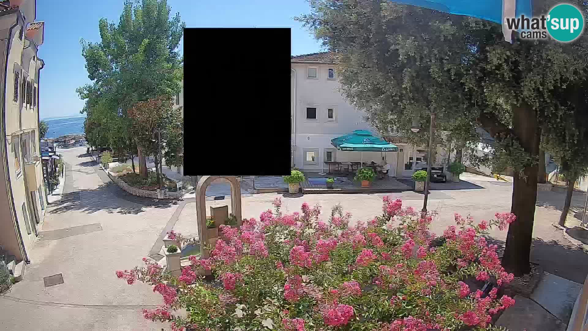 Webcam Mošćenička Draga Zentrum – Liveblick auf das Ortszentrum