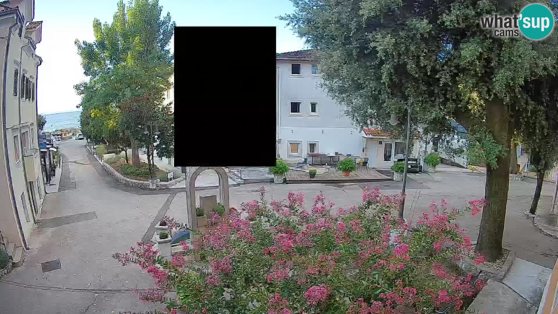 Webcam Centre de Mošćenička Draga – Vue en direct du centre-ville