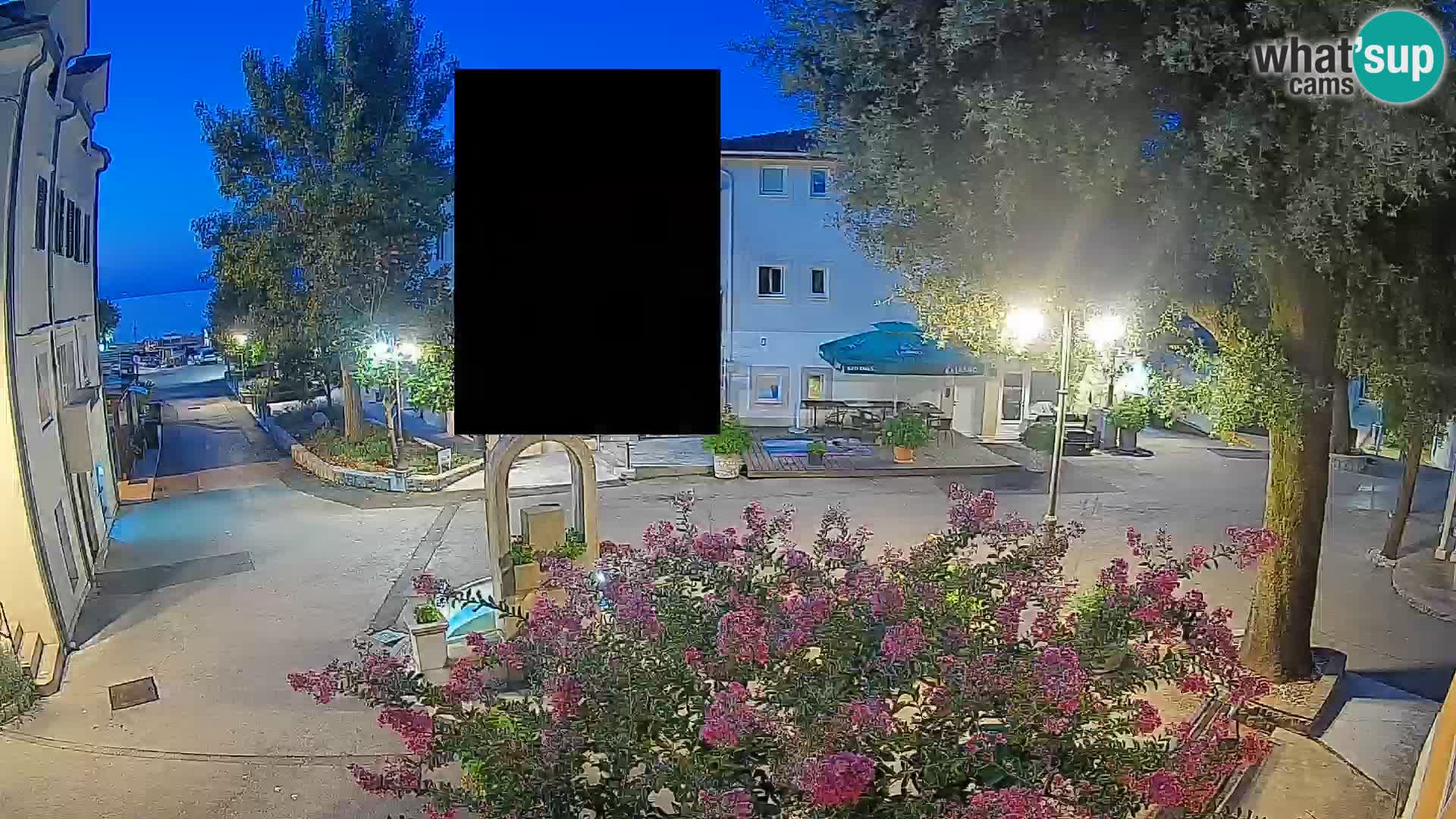 Webcam Centro Draga di Moschiena – Vista live sul centro