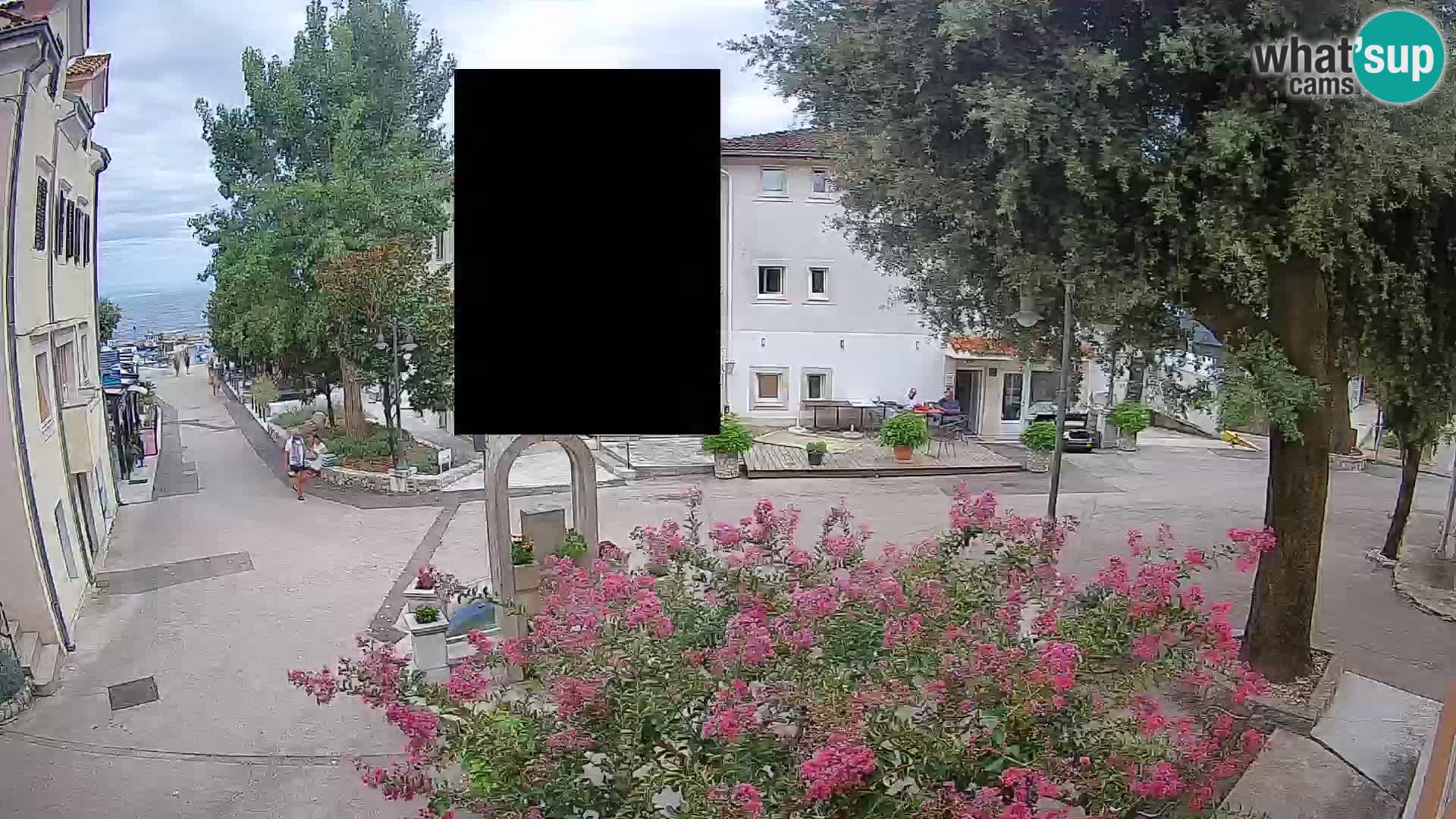 Webcam Mošćenička Draga Zentrum – Liveblick auf das Ortszentrum