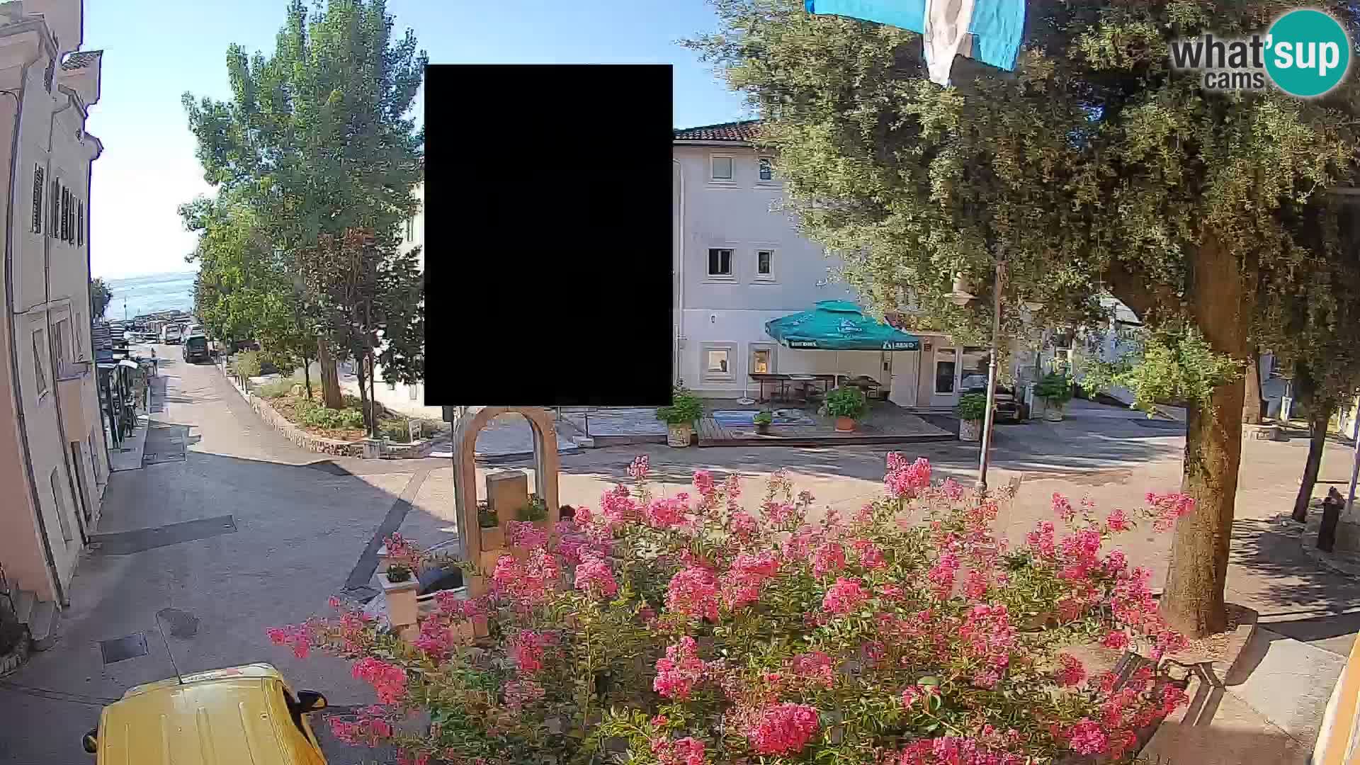Webcam Centro Draga di Moschiena – Vista live sul centro