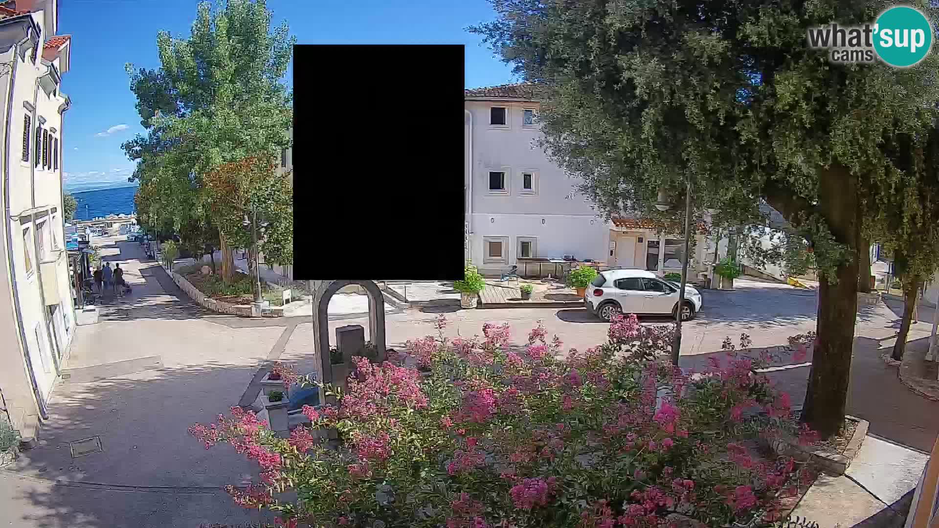 Webcam Centro Draga di Moschiena – Vista live sul centro