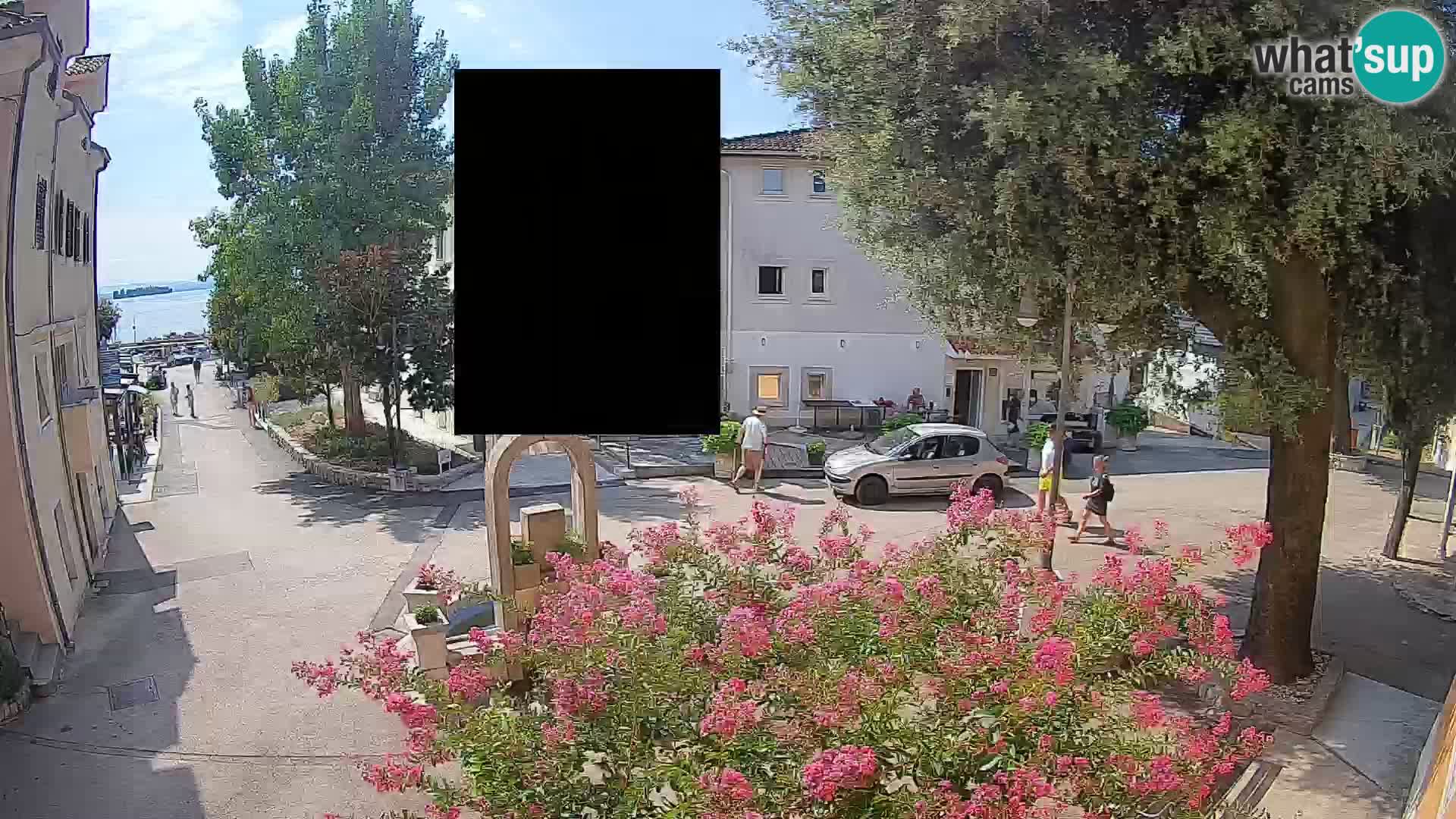 Webcam Mošćenička Draga Center – Live View of the Town Center