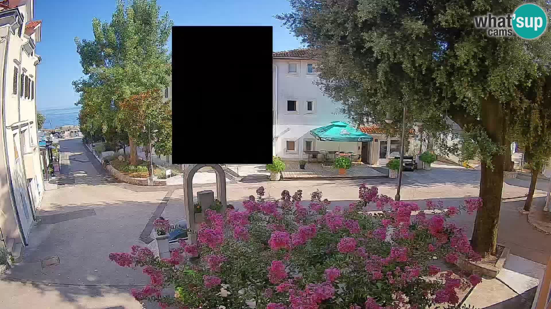 Webcam Mošćenička Draga Zentrum – Liveblick auf das Ortszentrum