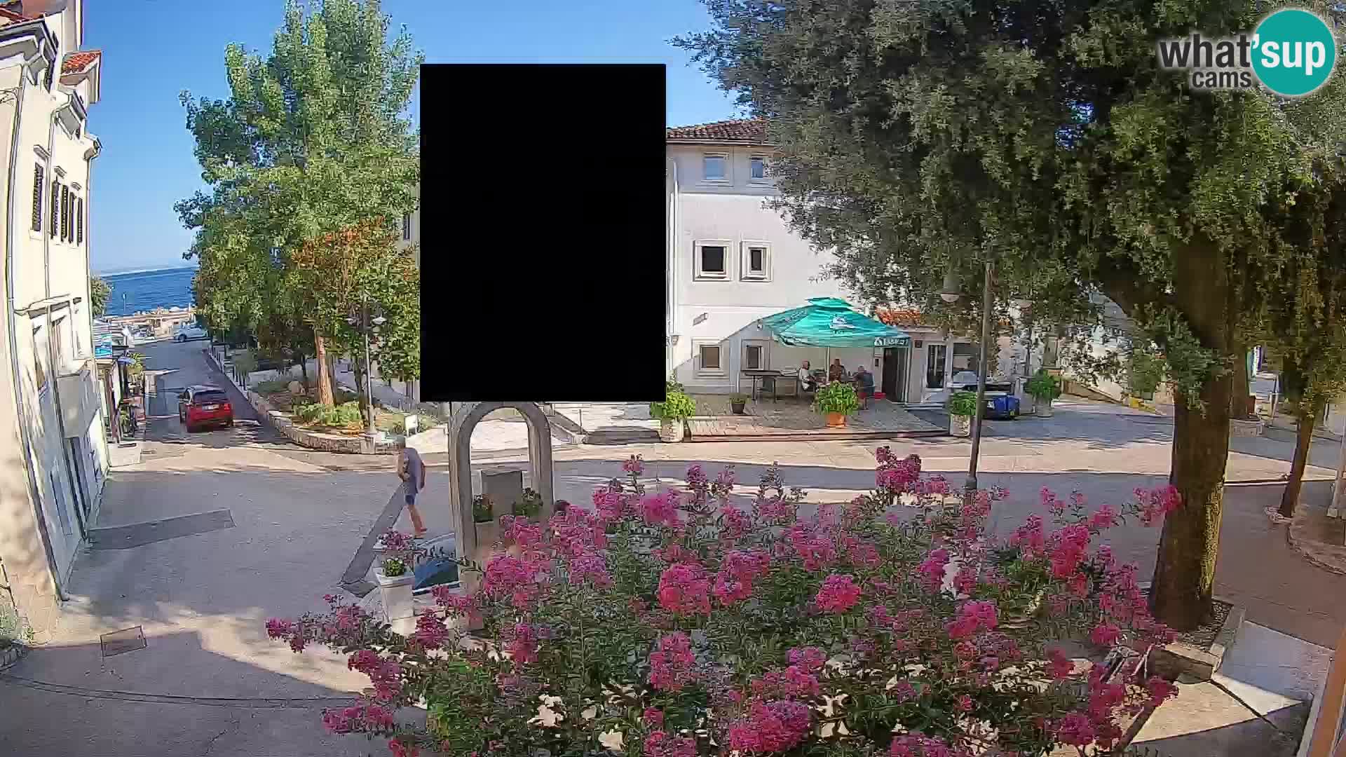 Webcam Centre de Mošćenička Draga – Vue en direct du centre-ville