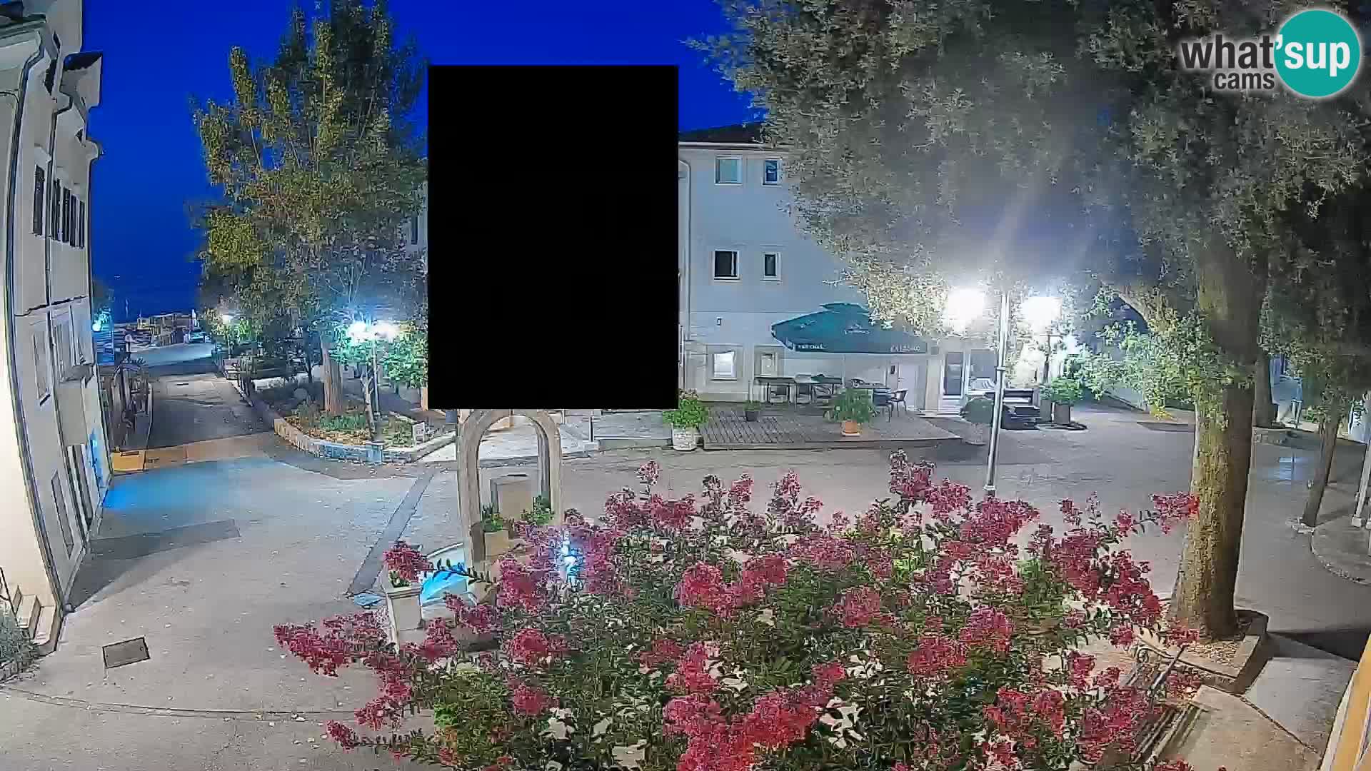 Webcam Centro Draga di Moschiena – Vista live sul centro