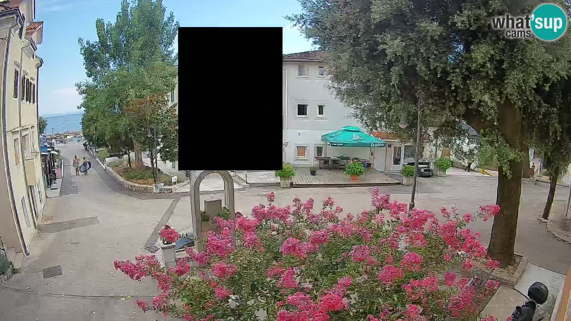 Webcam centre de Mošćenička Draga – Vue en direct du centre-ville