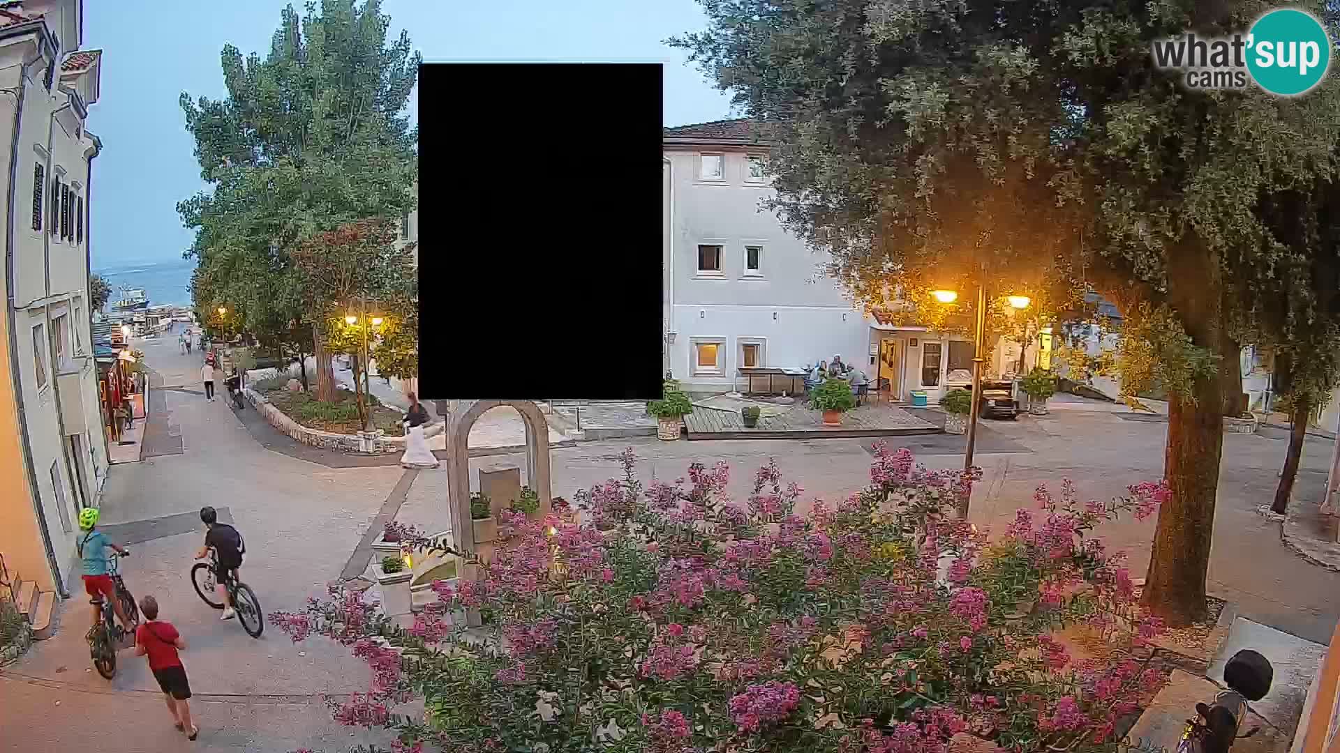 Webcam centre de Mošćenička Draga – Vue en direct du centre-ville