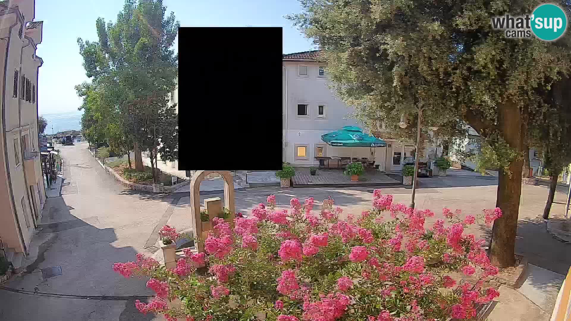 Webcam centre de Mošćenička Draga – Vue en direct du centre-ville