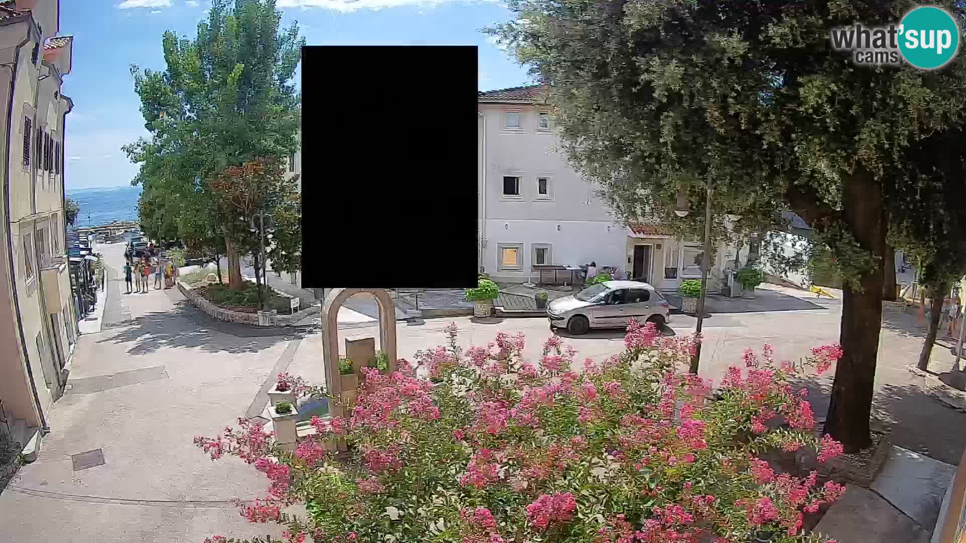 Webcam Mošćenička Draga Zentrum – Liveblick auf das Ortszentrum