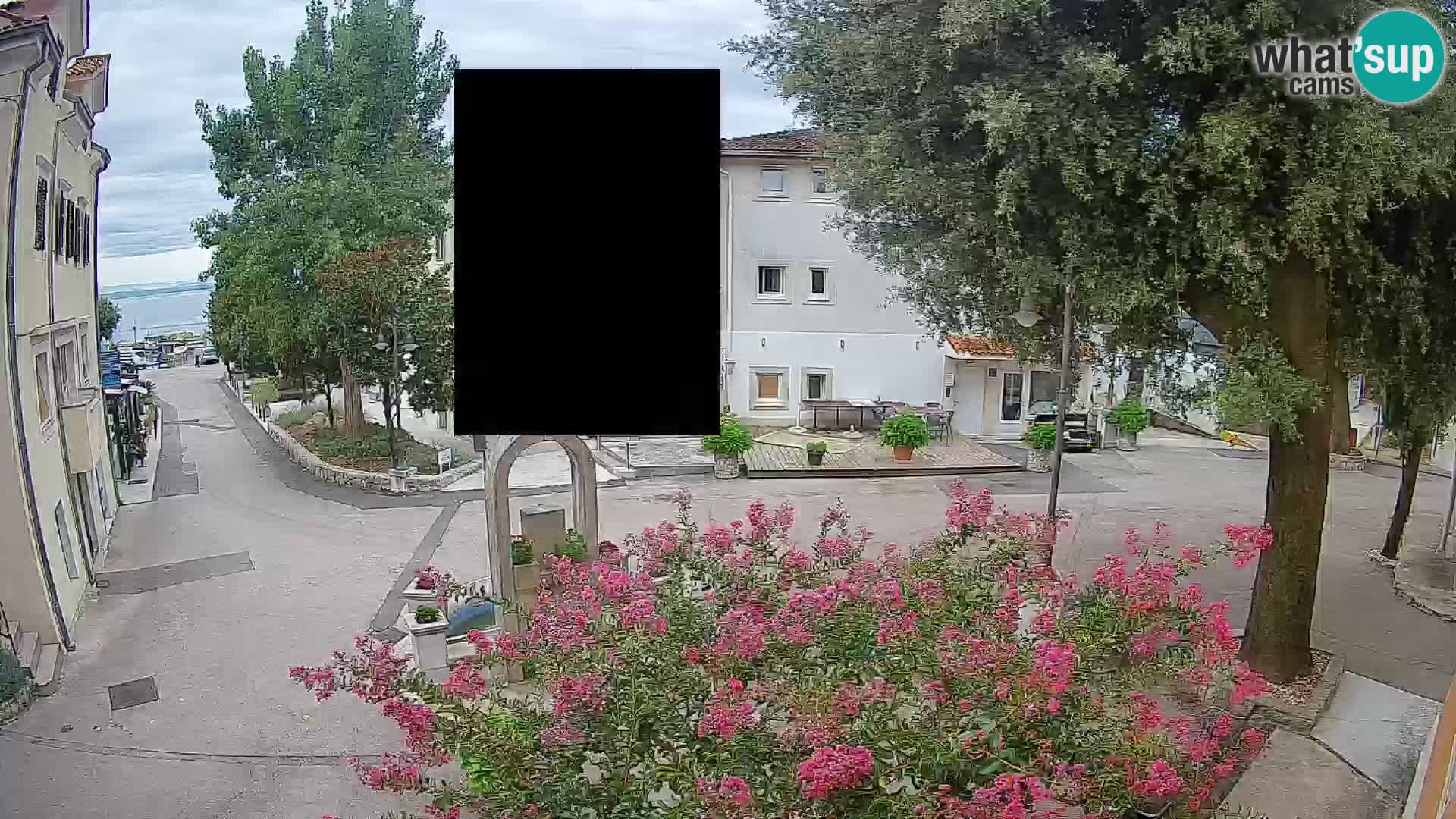 Webcam Centre de Mošćenička Draga – Vue en direct du centre-ville