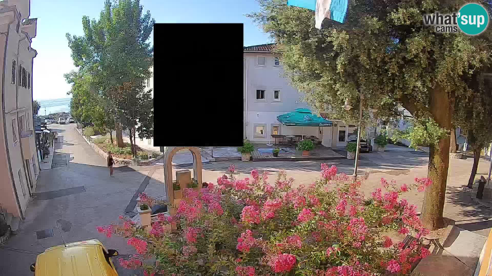 Webcam Centro Draga di Moschiena – Vista live sul centro