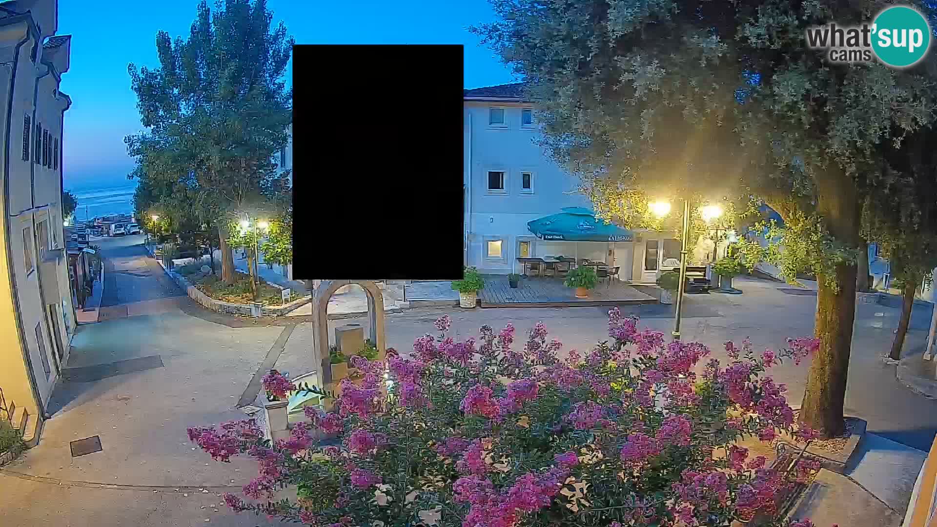 Webcam Mošćenička Draga Zentrum – Liveblick auf das Ortszentrum