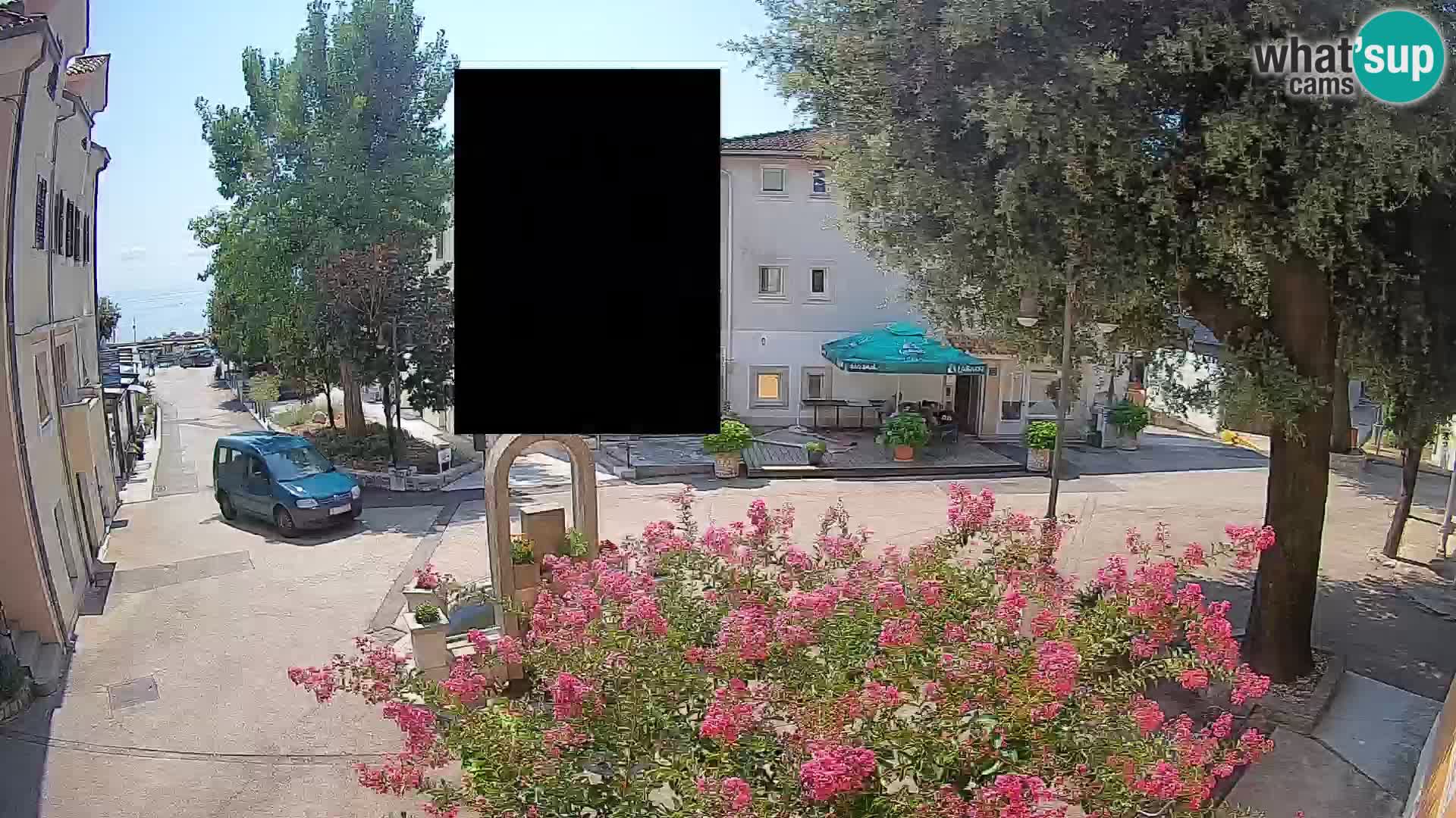 Webcam centre de Mošćenička Draga – Vue en direct du centre-ville