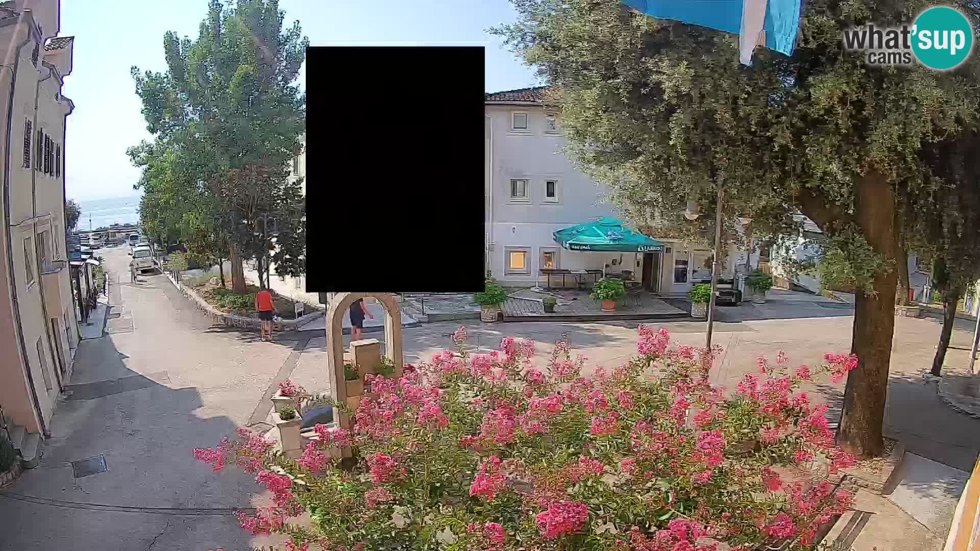 Webcam centre de Mošćenička Draga – Vue en direct du centre-ville