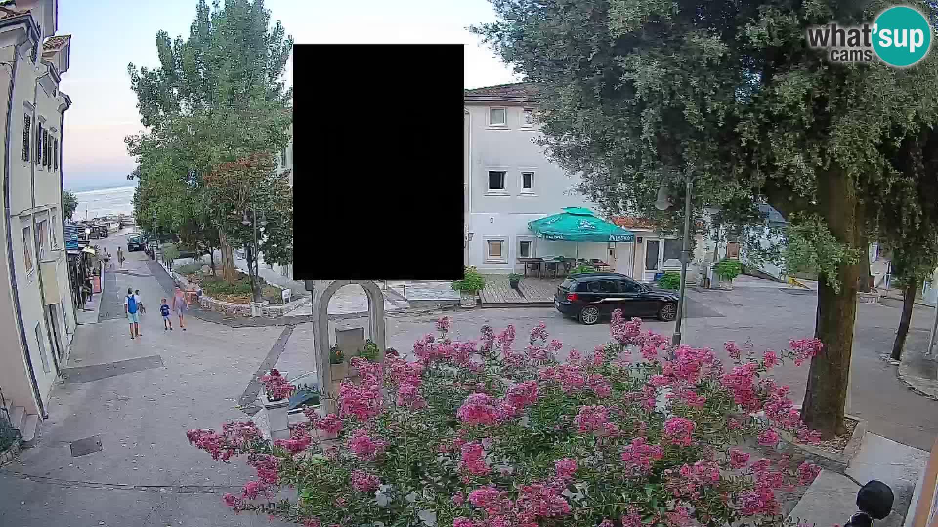 Webcam Mošćenička Draga Zentrum – Liveblick auf das Ortszentrum