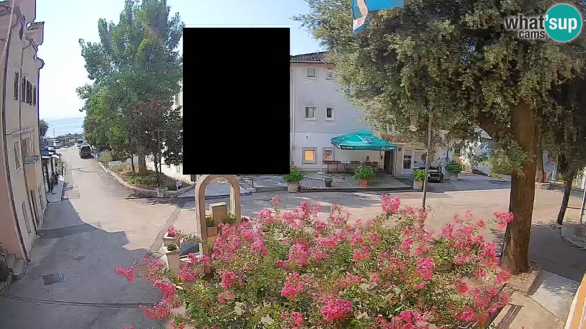 Webcam Mošćenička Draga Zentrum – Liveblick auf das Ortszentrum