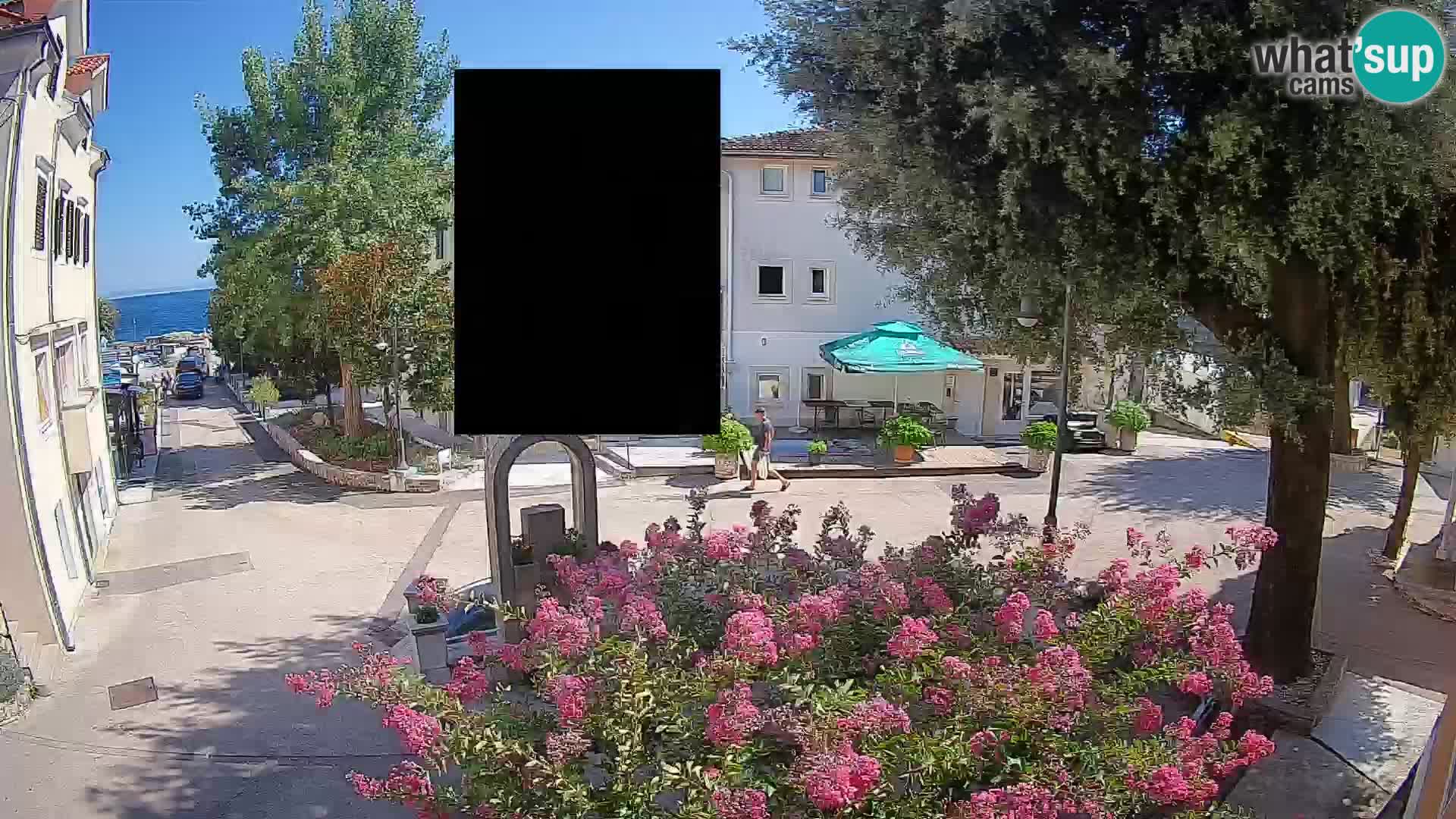 Webcam centre de Mošćenička Draga – Vue en direct du centre-ville