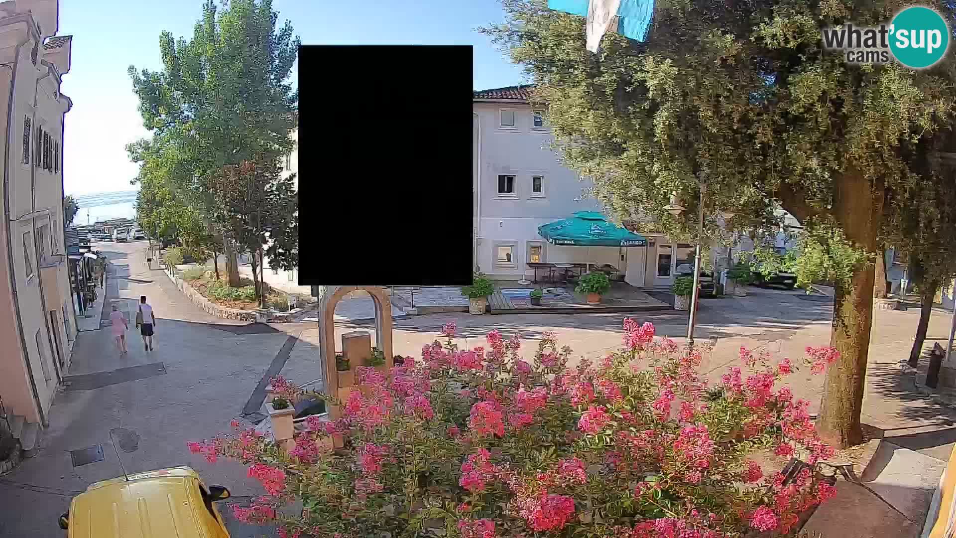 Webcam centre de Mošćenička Draga – Vue en direct du centre-ville