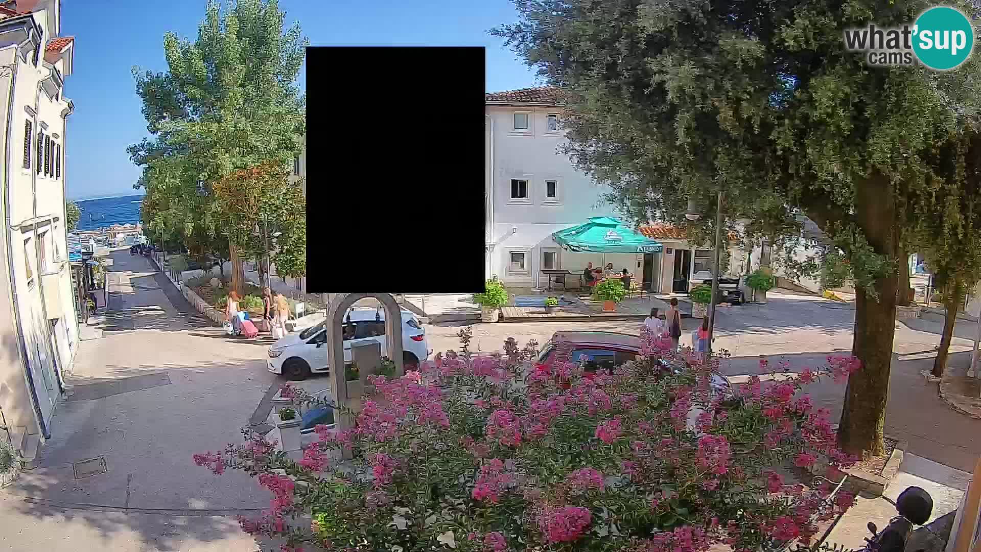 Webcam Centro Draga di Moschiena – Vista live sul centro