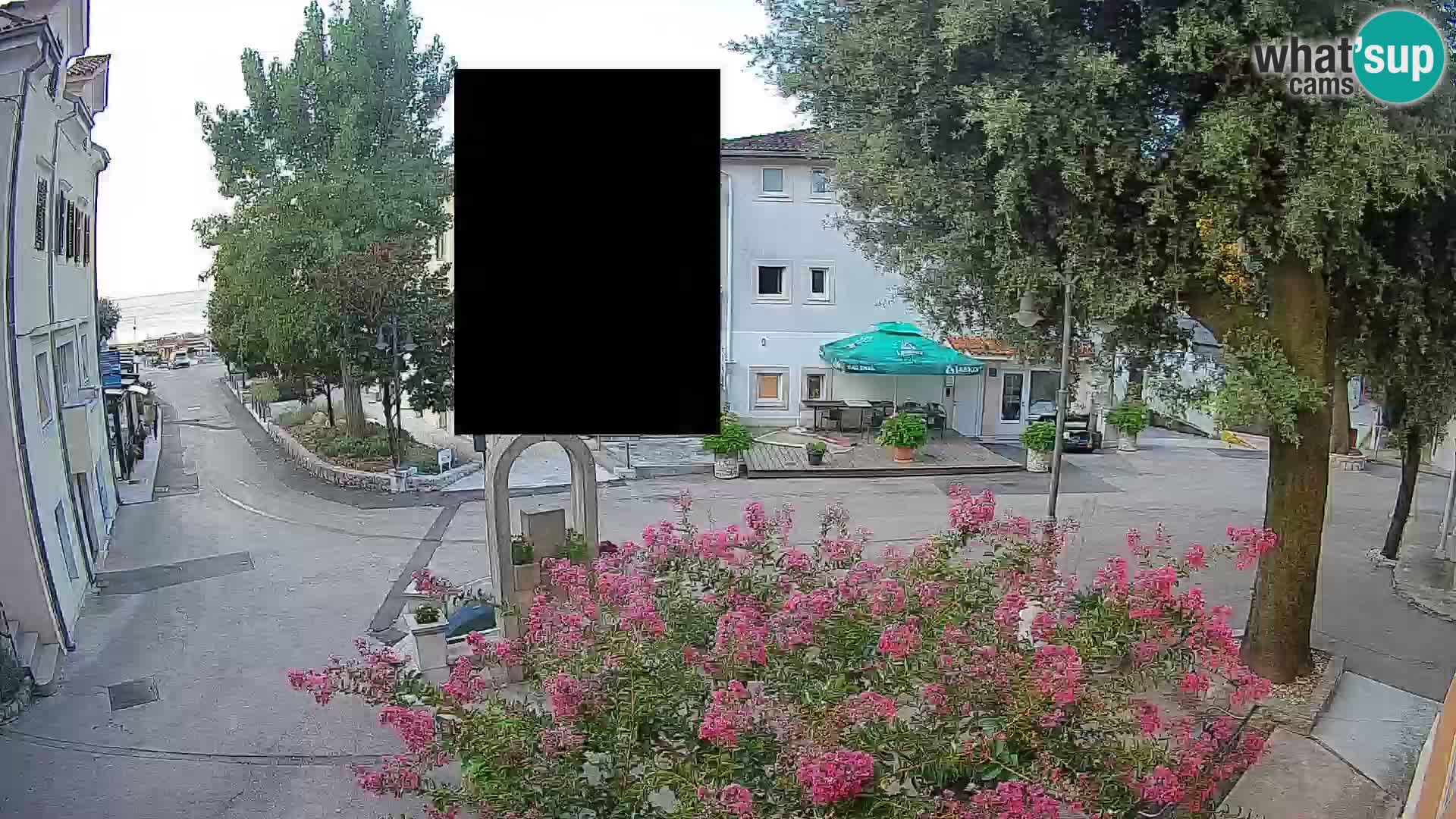 Webcam centre de Mošćenička Draga – Vue en direct du centre-ville