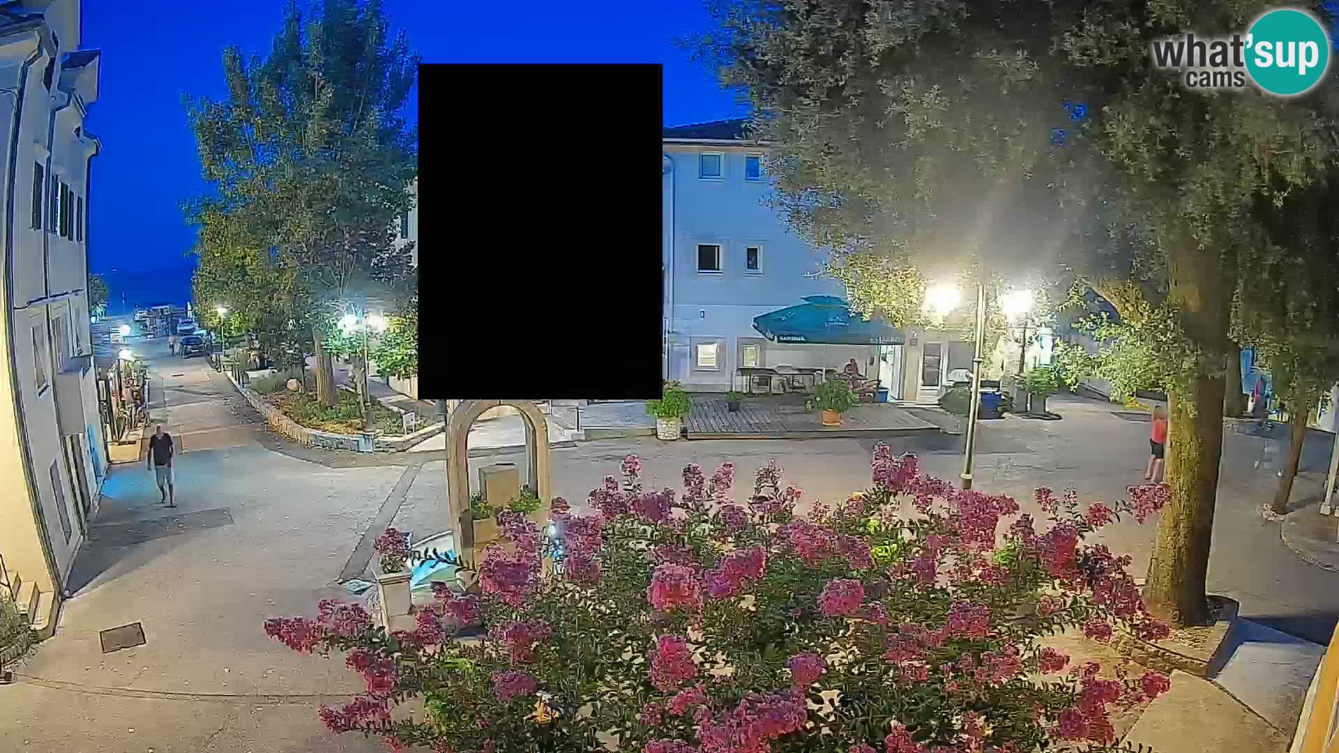 Webcam Mošćenička Draga Center – Live View of the Town Center