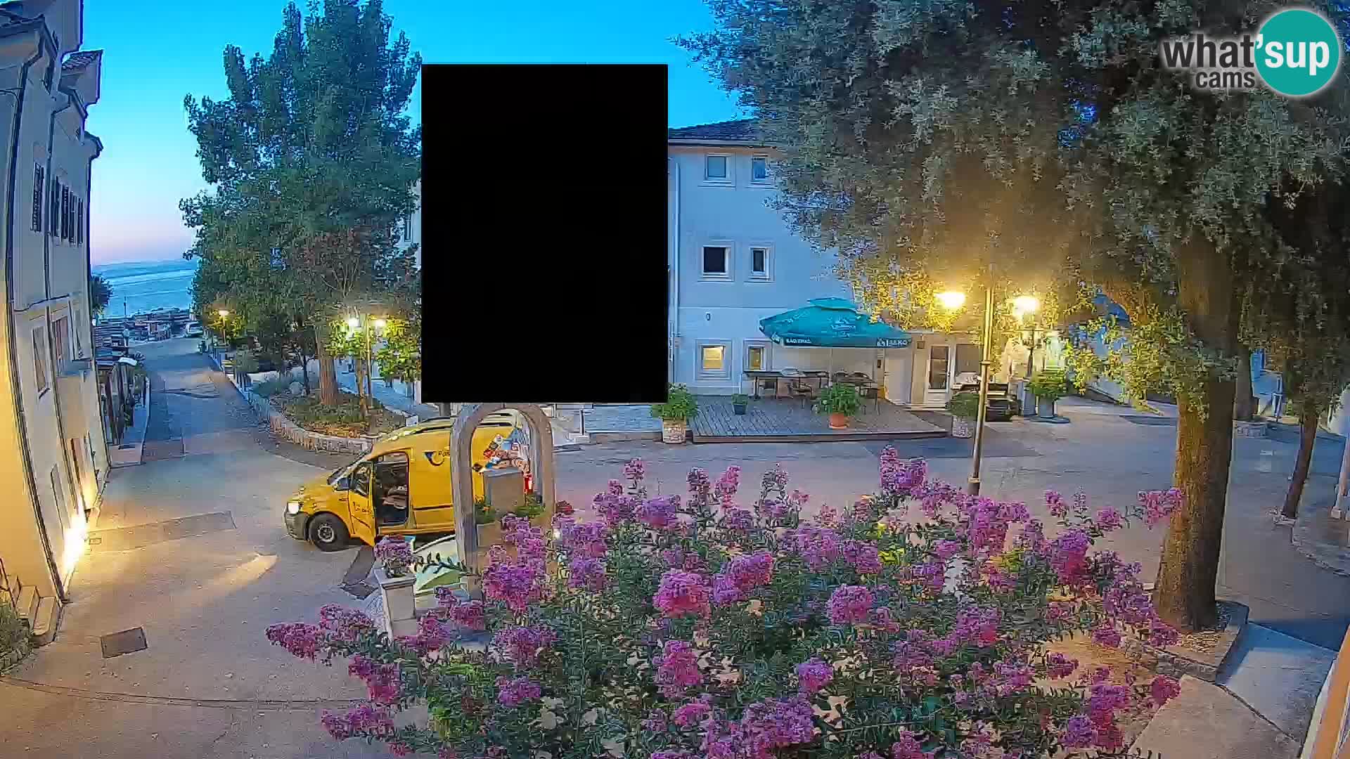 Webcam Mošćenička Draga Center – Live View of the Town Center