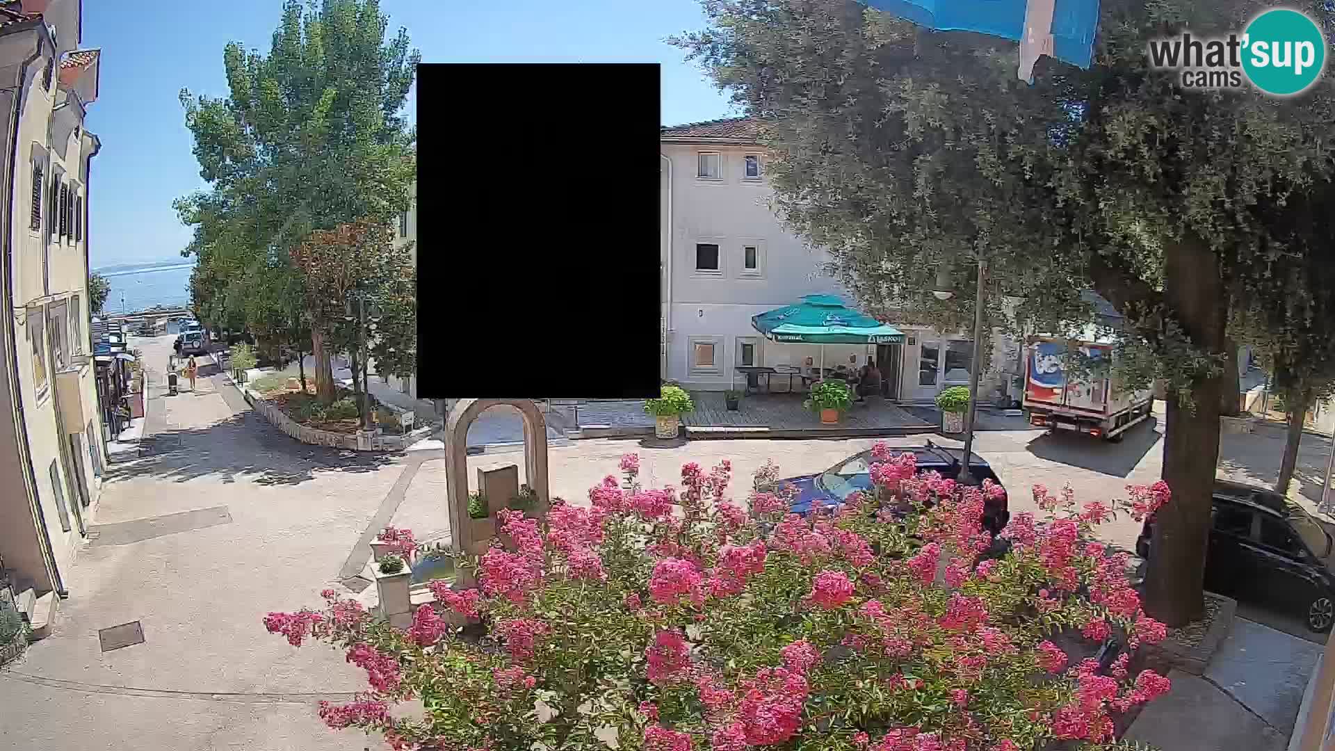 Webcam centre de Mošćenička Draga – Vue en direct du centre-ville