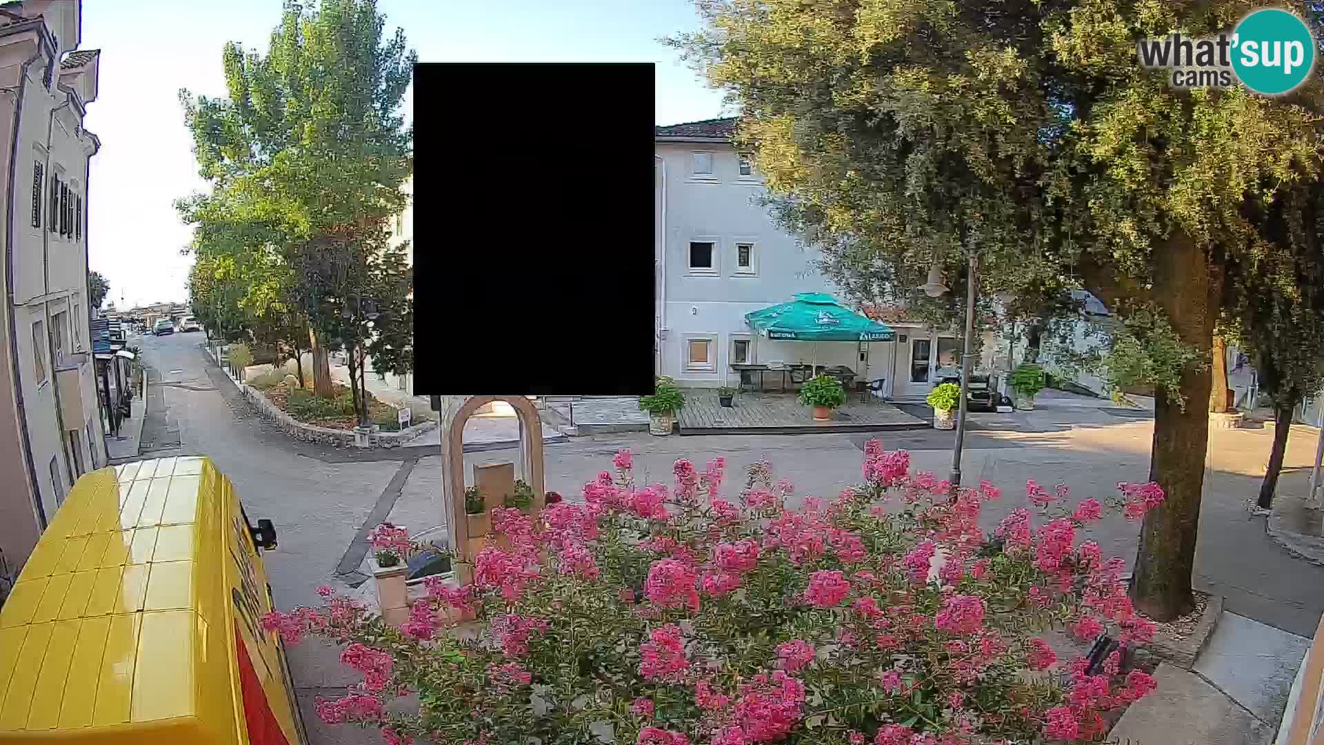 Webcam Mošćenička Draga Zentrum – Liveblick auf das Ortszentrum