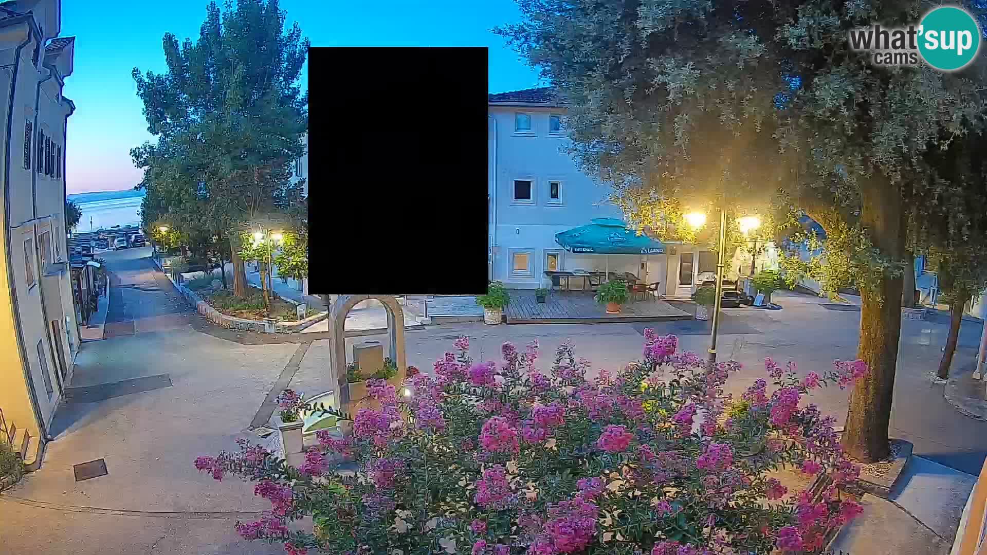 Webcam Mošćenička Draga Center – Live View of the Town Center