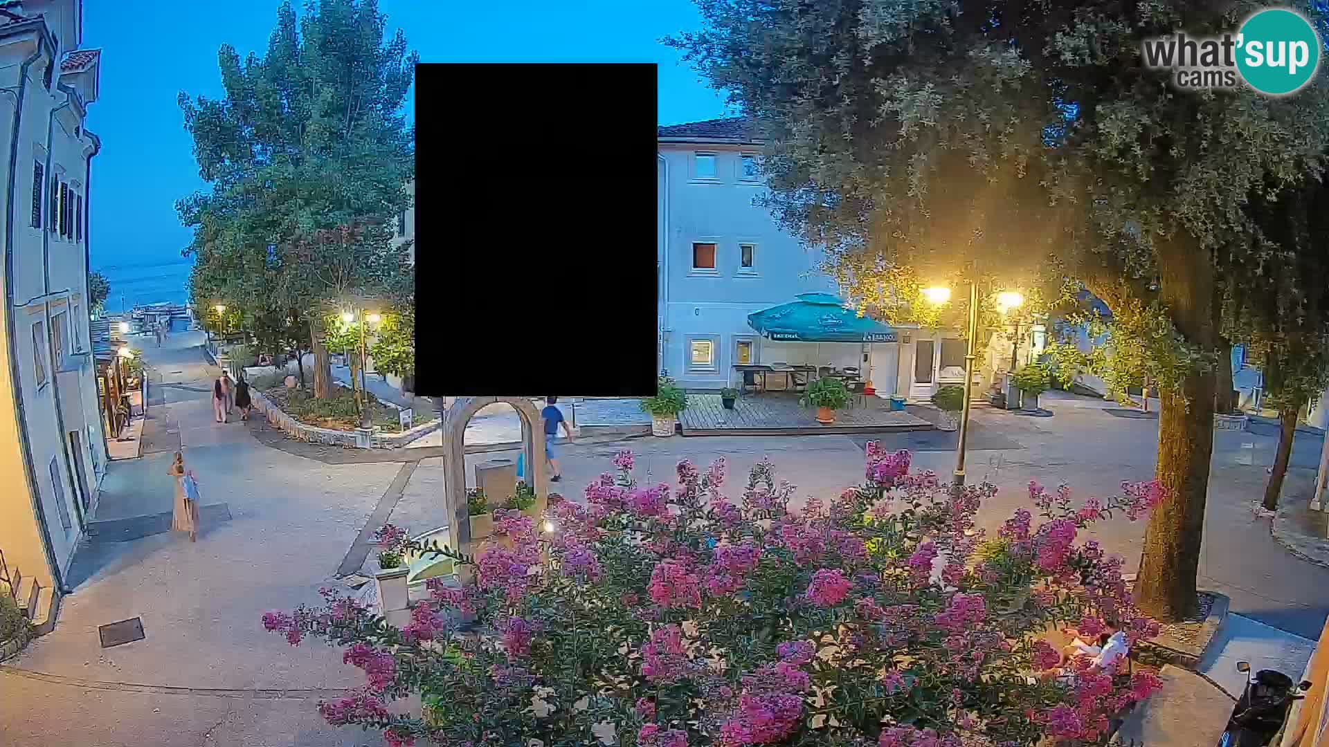 Webcam Mošćenička Draga Zentrum – Liveblick auf das Ortszentrum