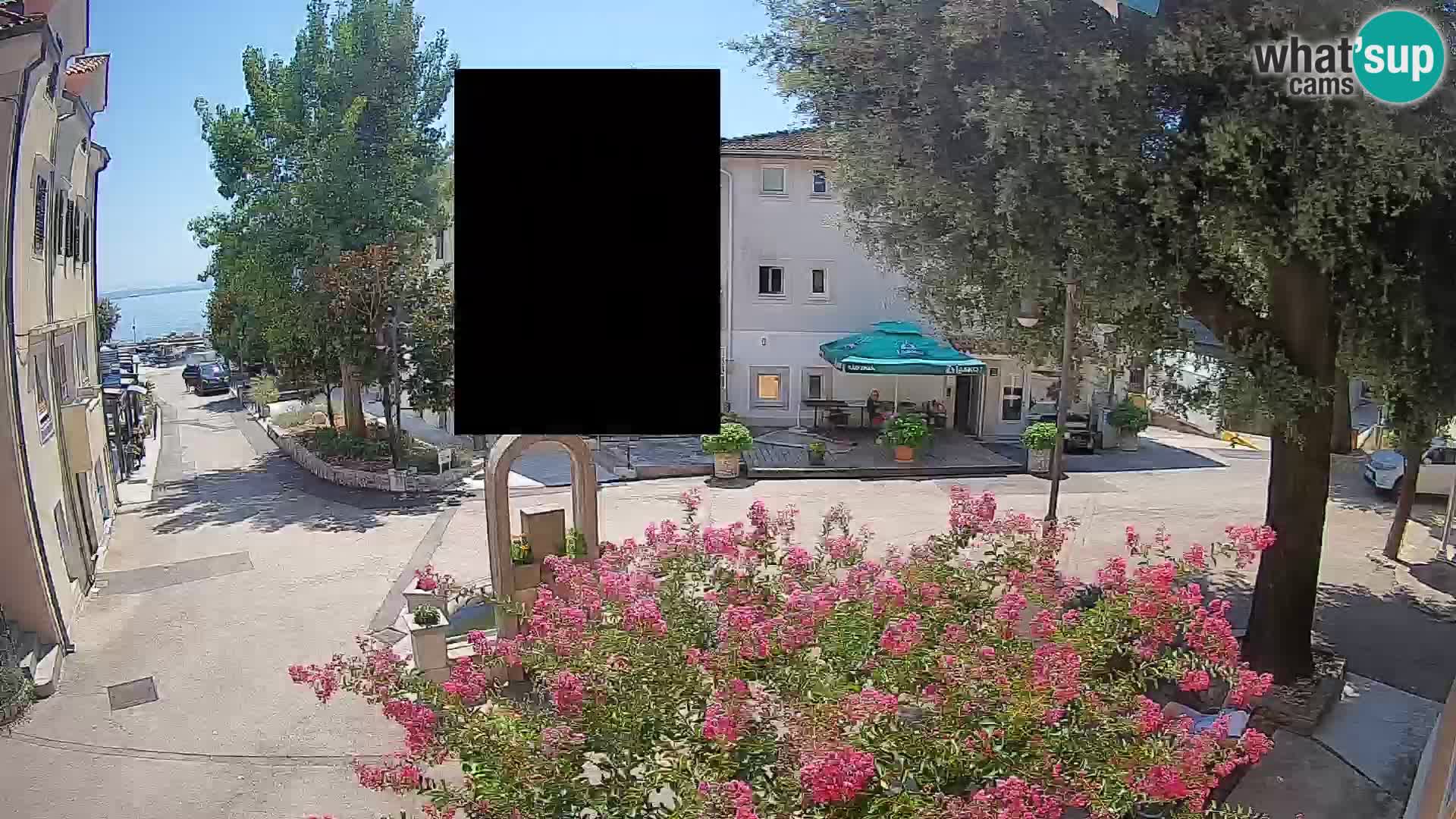 Webcam Centre de Mošćenička Draga – Vue en direct du centre-ville
