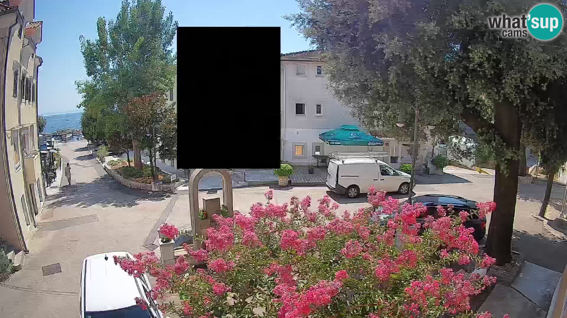 Webcam Centro Draga di Moschiena – Vista live sul centro