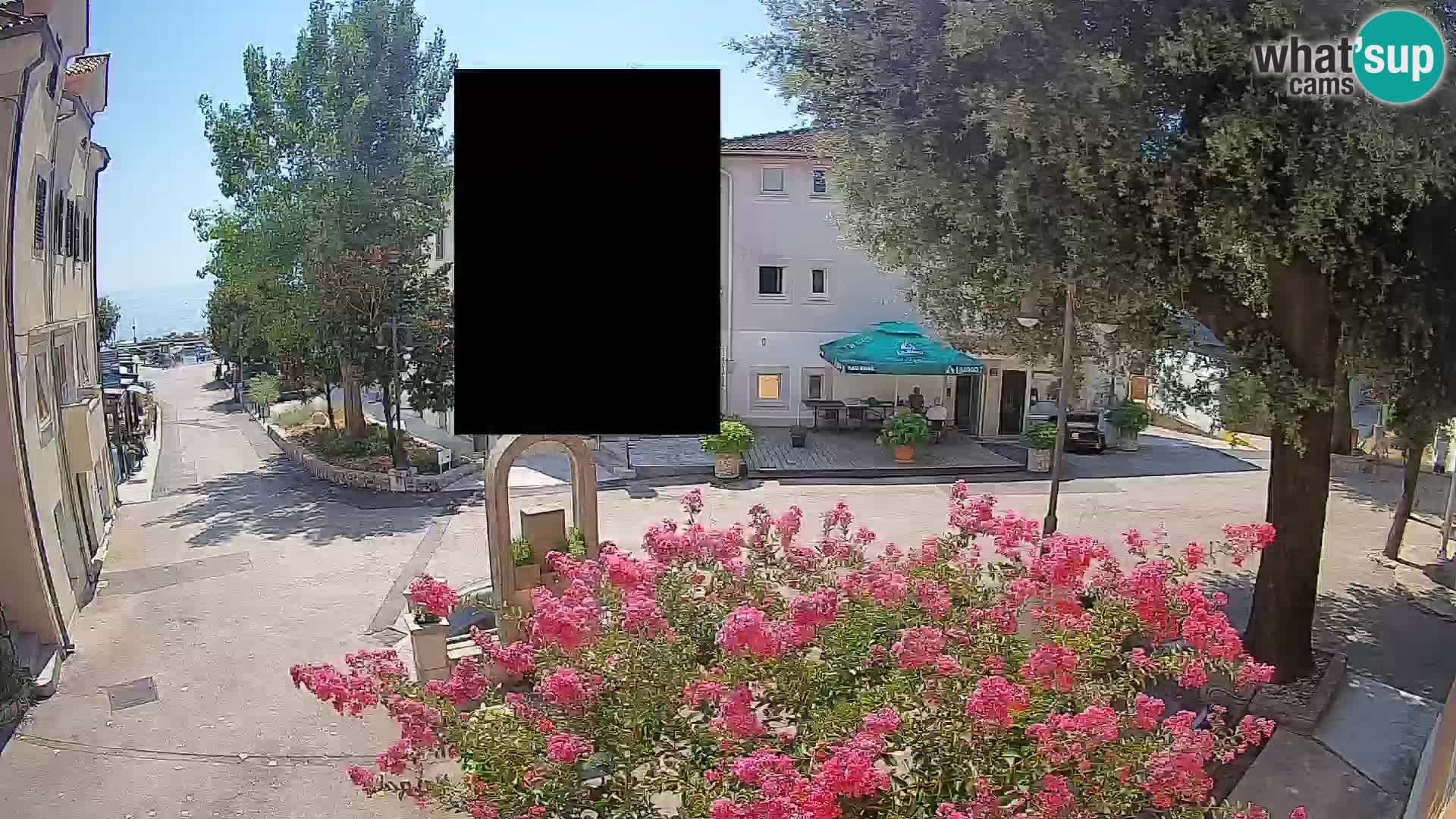 Web kamera centar Mošćeničke Drage – Pogled uživo