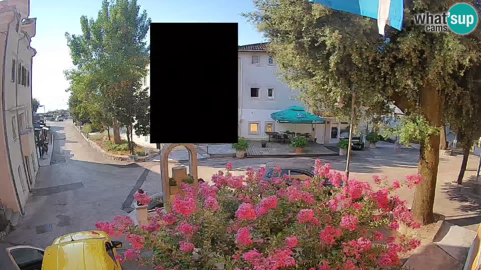 Webcam Mošćenička Draga Zentrum – Liveblick auf das Ortszentrum