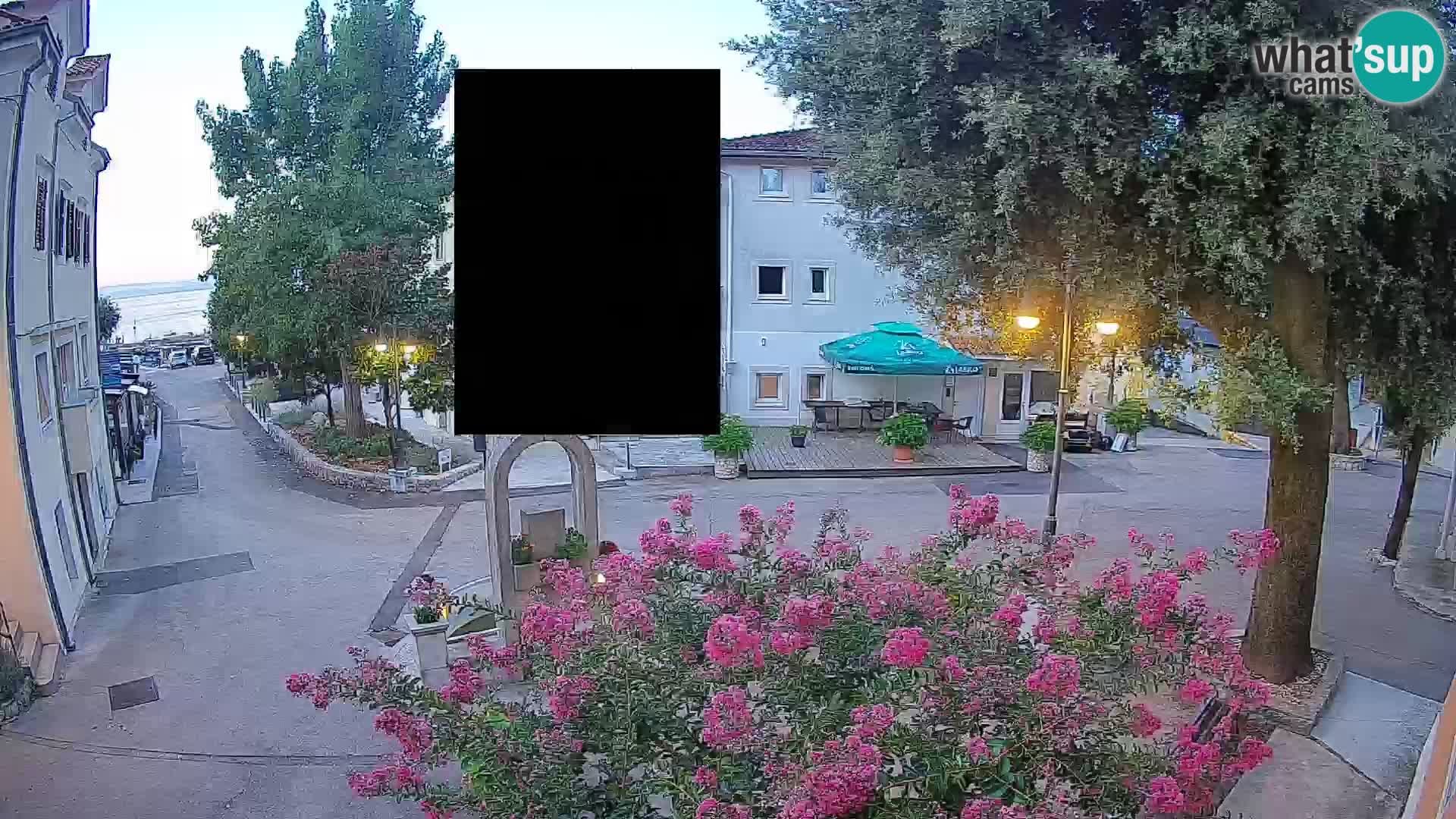 Webcam Centre de Mošćenička Draga – Vue en direct du centre-ville