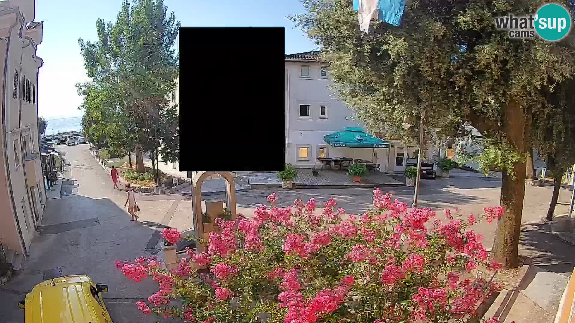 Webcam centre de Mošćenička Draga – Vue en direct du centre-ville