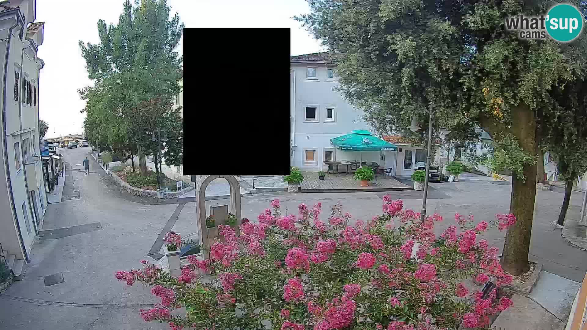 Webcam centre de Mošćenička Draga – Vue en direct du centre-ville